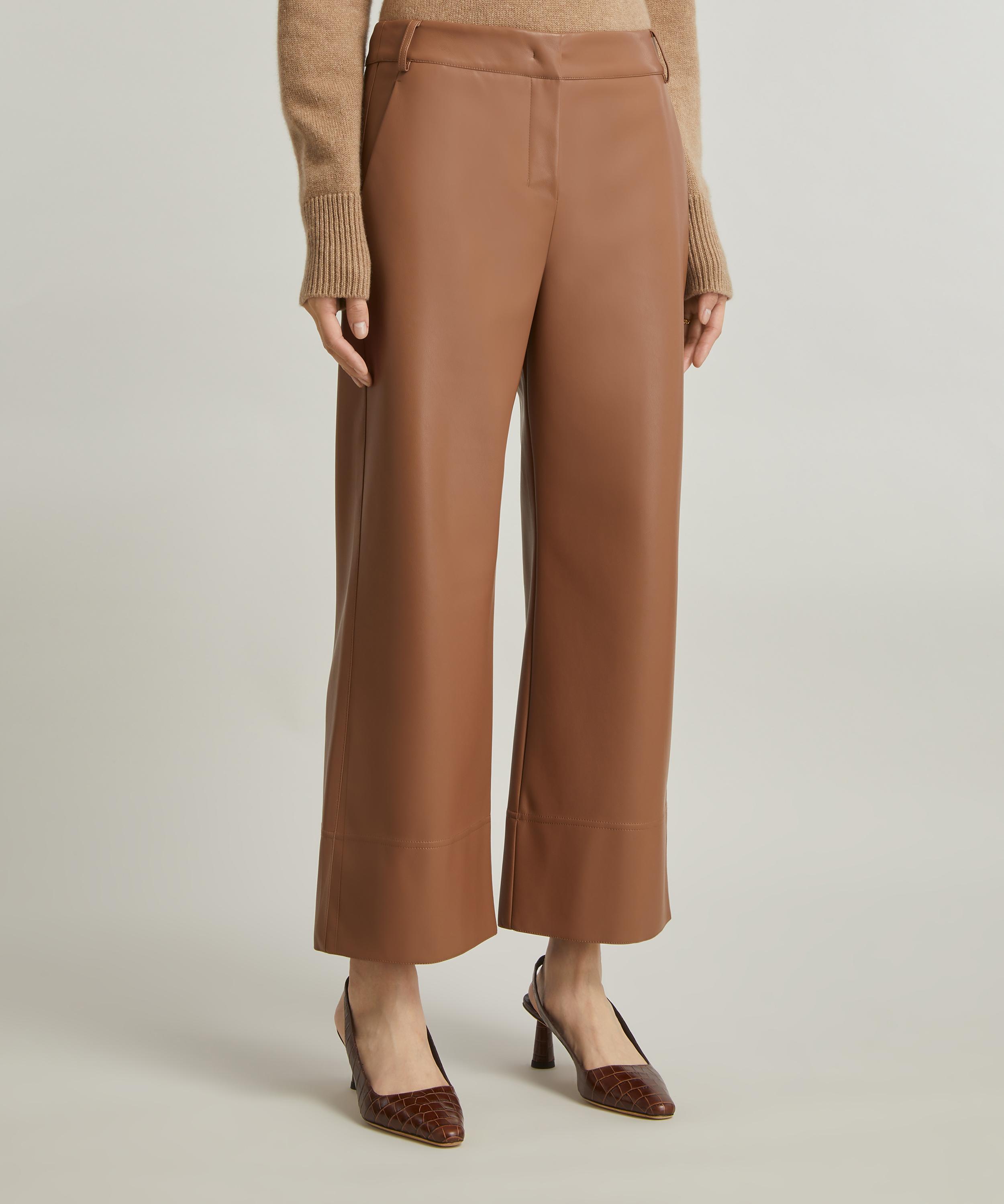 S Max Mara Soprano Leather Trousers