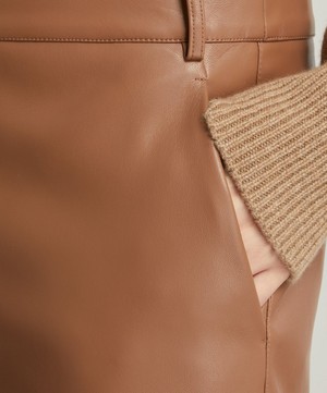 S Max Mara - Soprano Leather Trousers image number 4