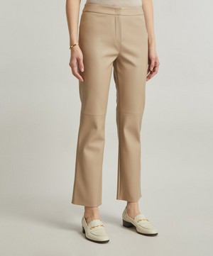 S Max Mara - Sublime Coated-Look Jersey Trousers image number 2