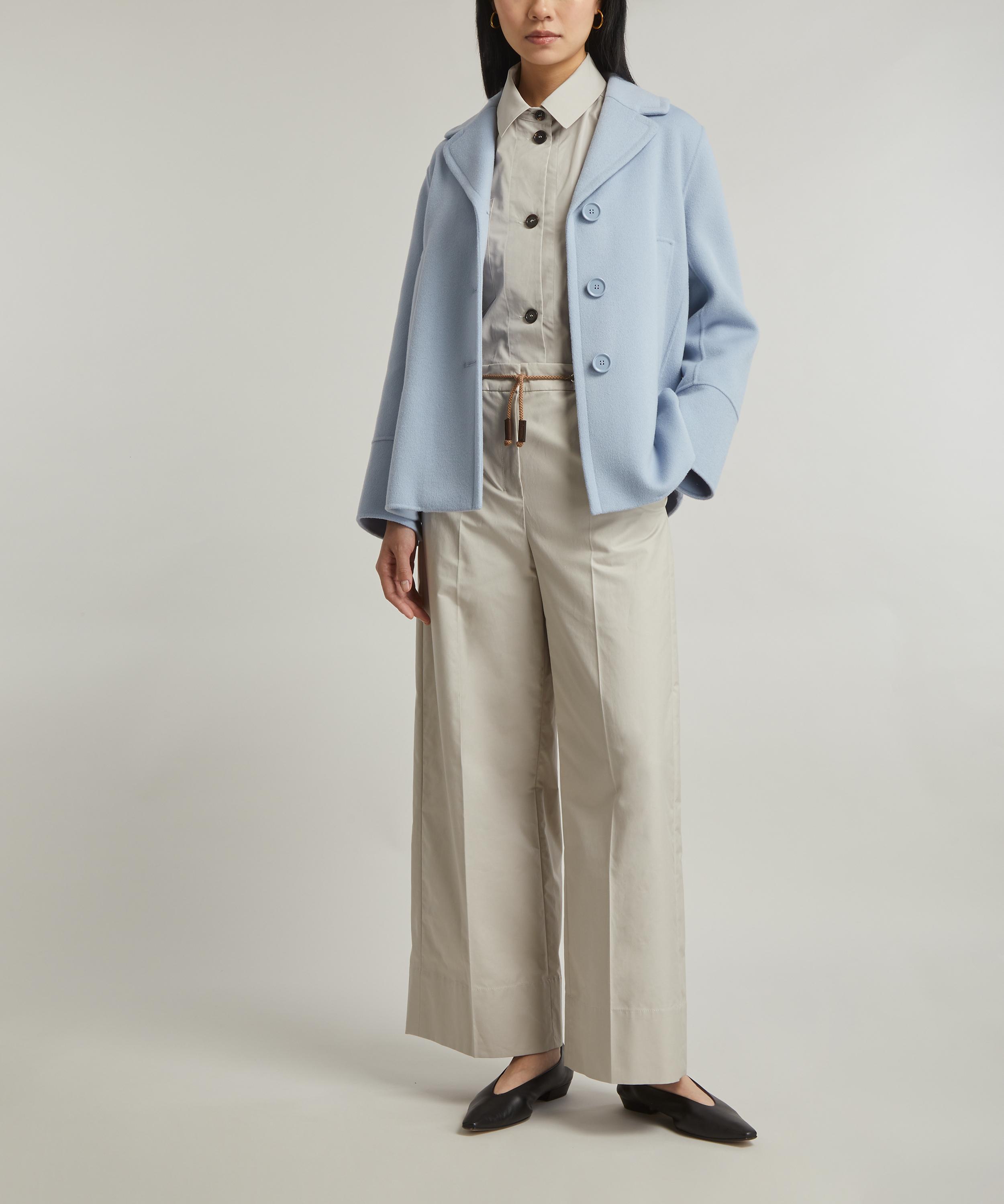 S Max Mara - Ottavo Twill Wide-Leg Trousers image number 1