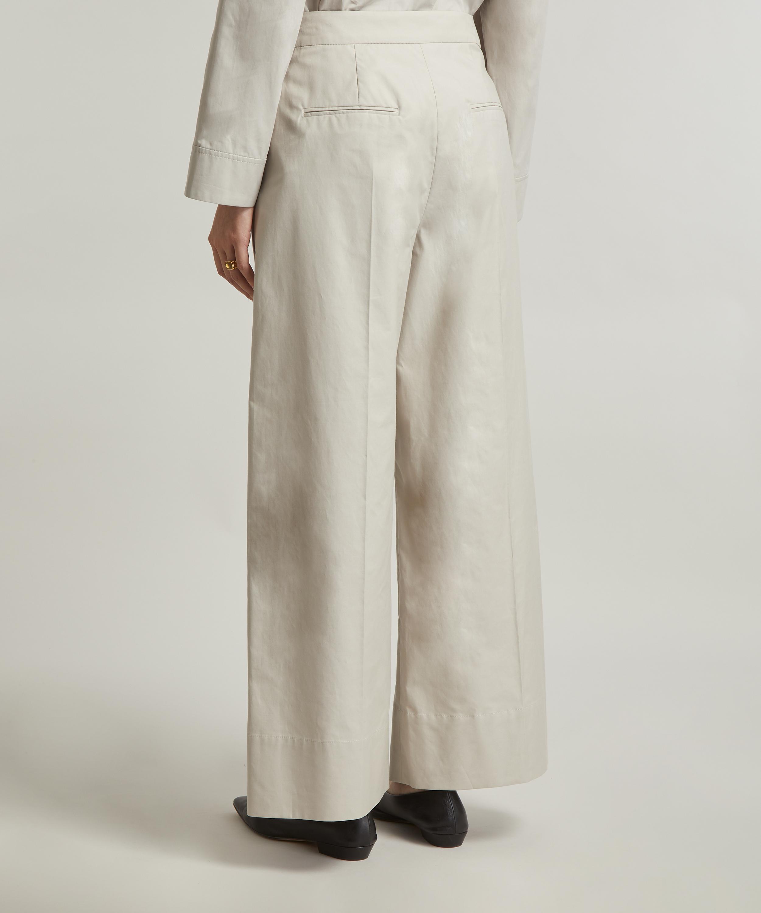 S Max Mara - Ottavo Twill Wide-Leg Trousers image number 3