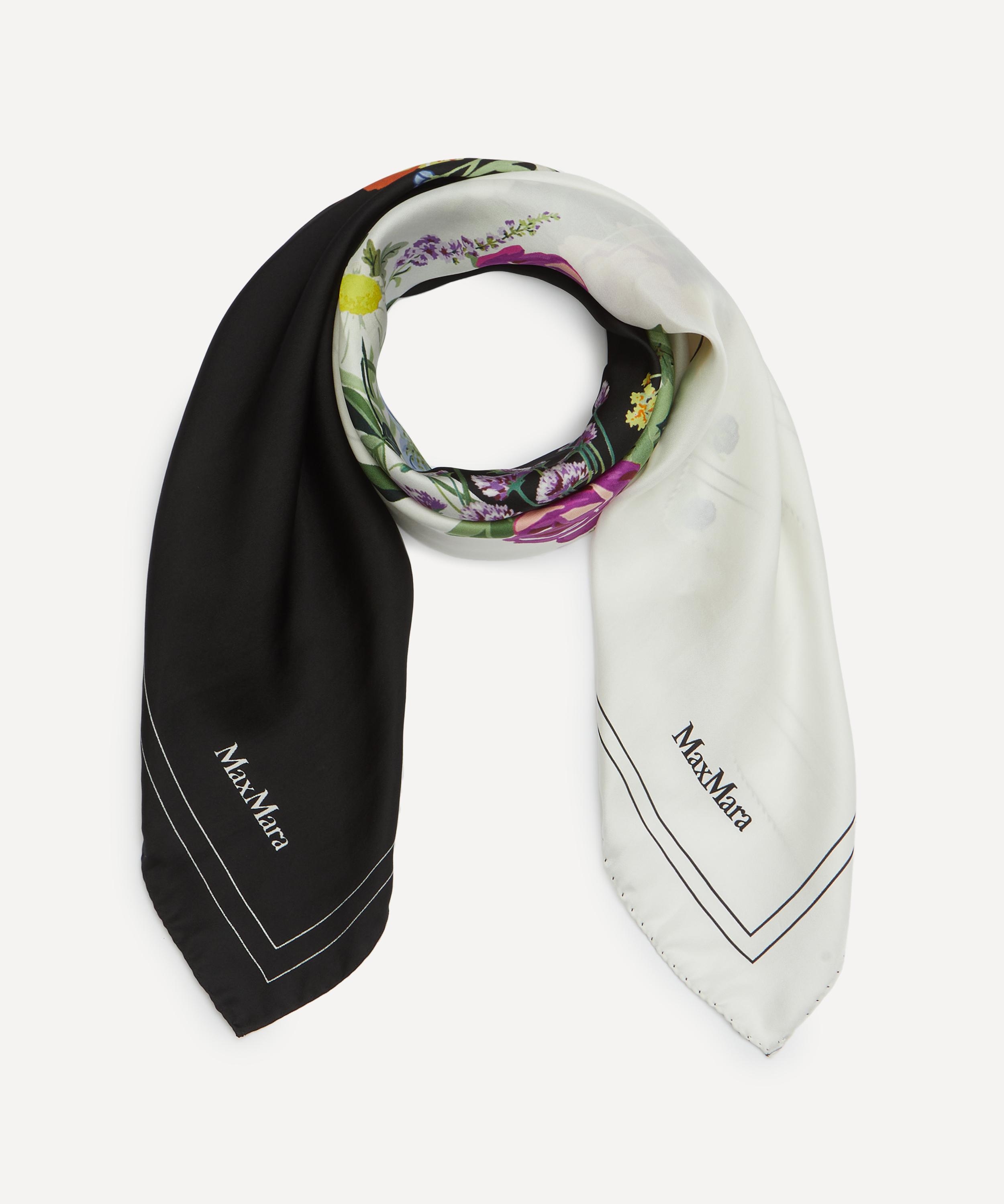 Max Mara - Printed Silk Twill Scarf image number 1