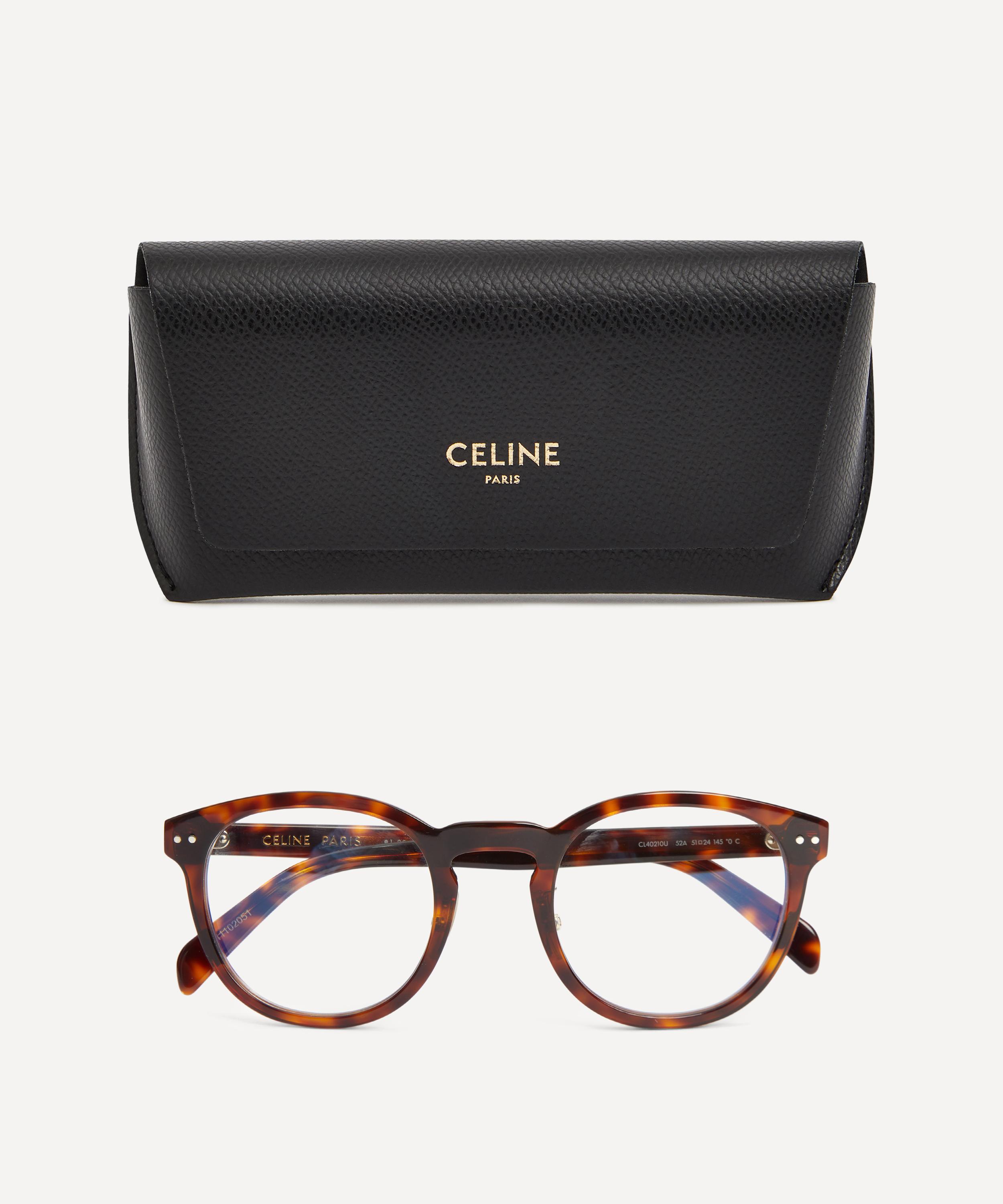 Celine - Round Optical Glasses with Clip-On Sunglasses image number 3