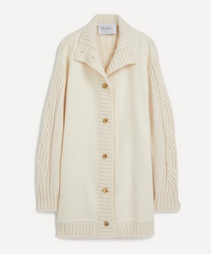 Max Mara - Alcazar Long Wool and Cashmere Cardigan image number 0