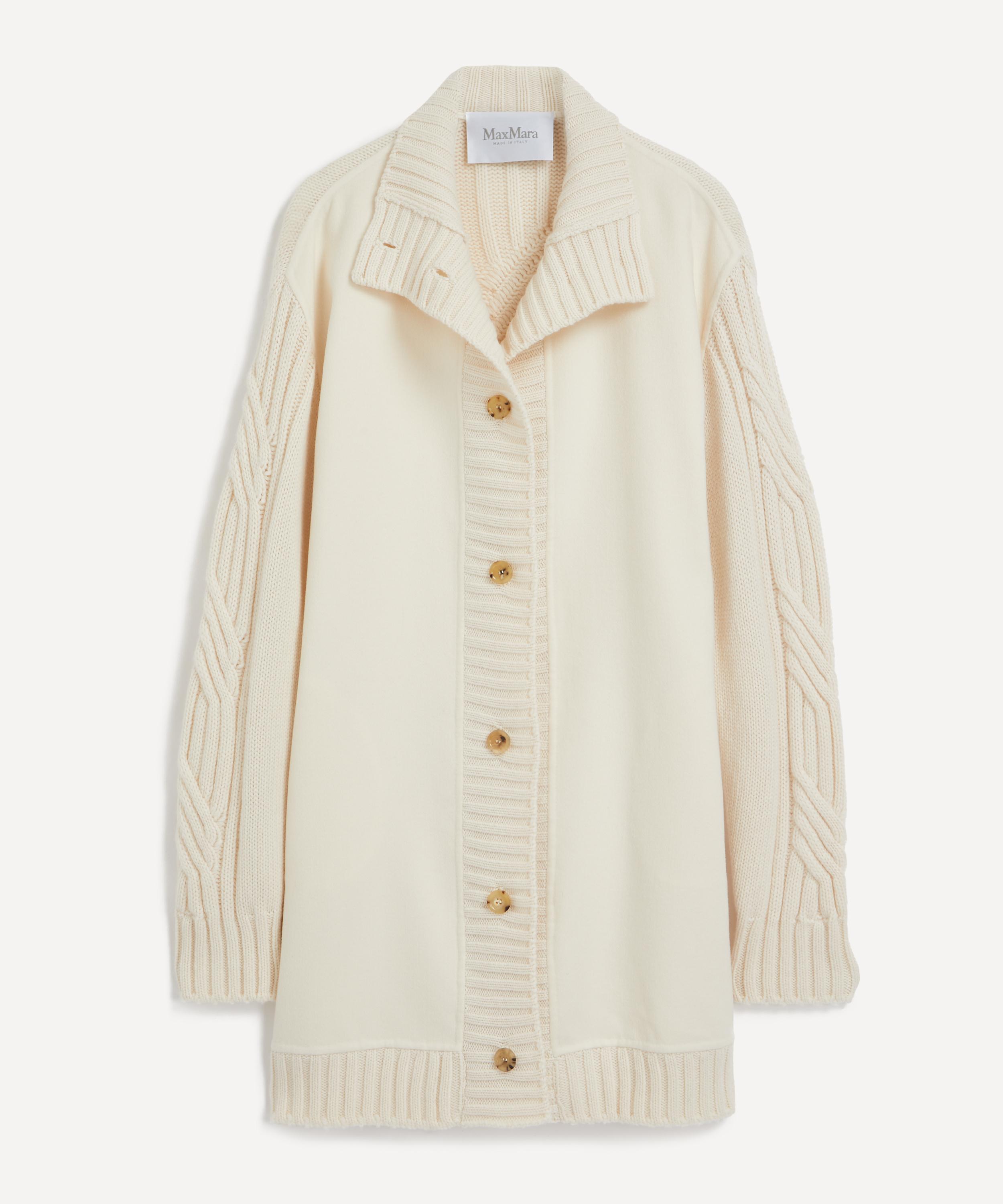 Max Mara - Alcazar Long Wool and Cashmere Cardigan