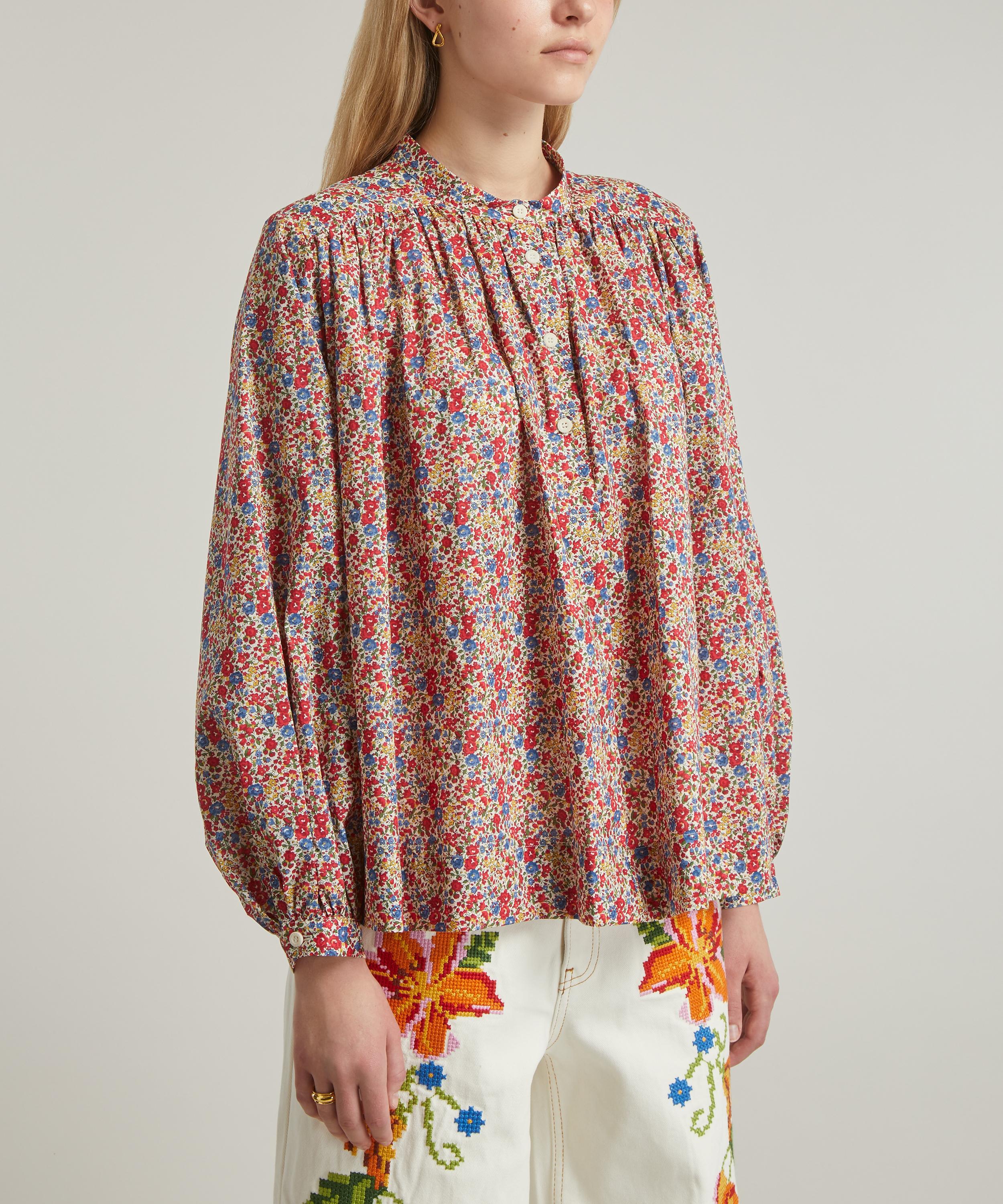 Liberty - Emma and Georgina Boho Cotton Poplin Shirt image number 2