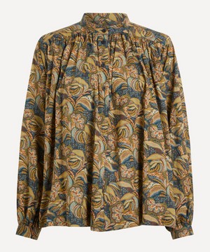 Liberty - Medusa Boho Cotton Poplin Shirt image number 0