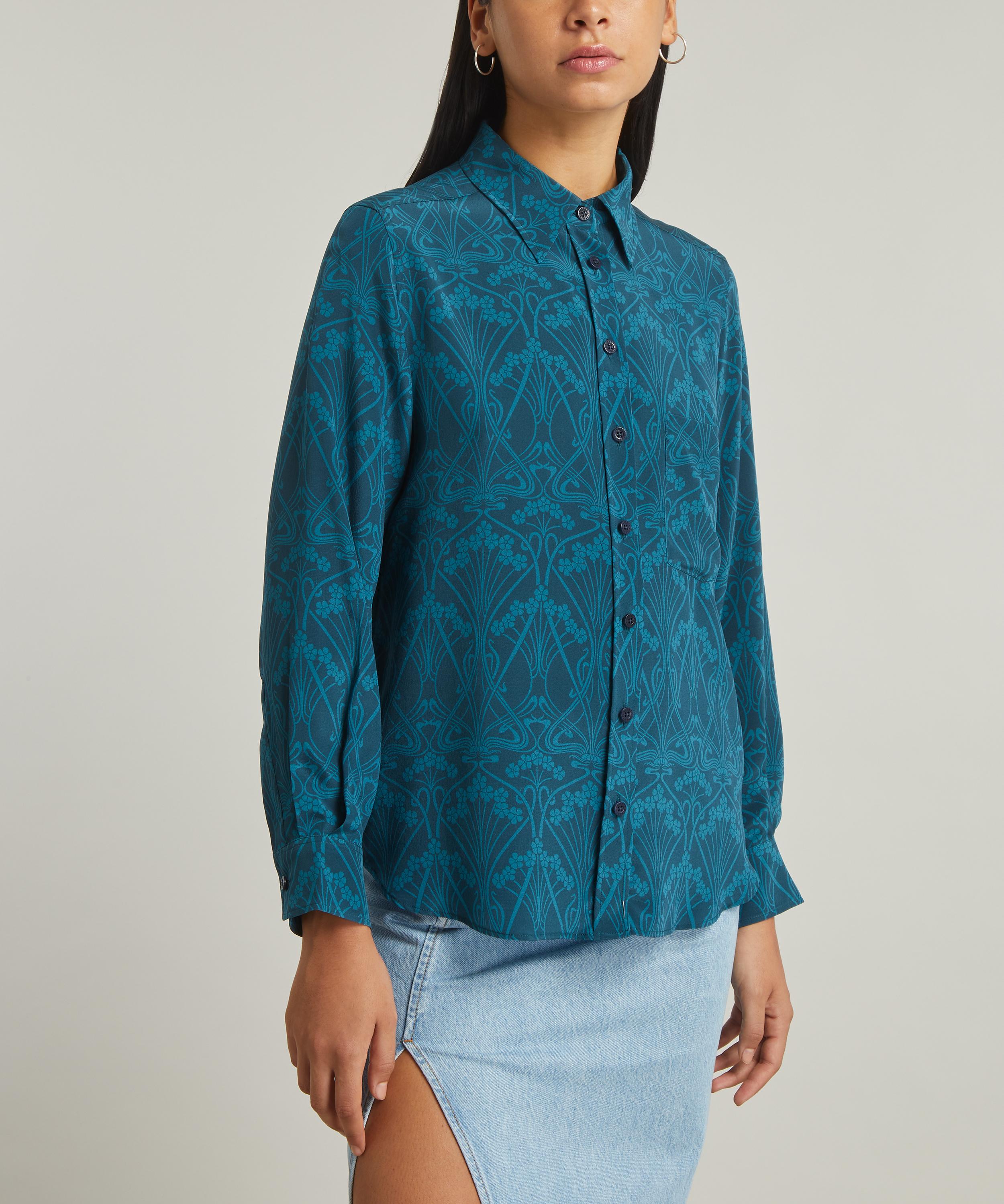 Liberty - Nouveau Ianthe Relaxed Silk Shirt image number 2