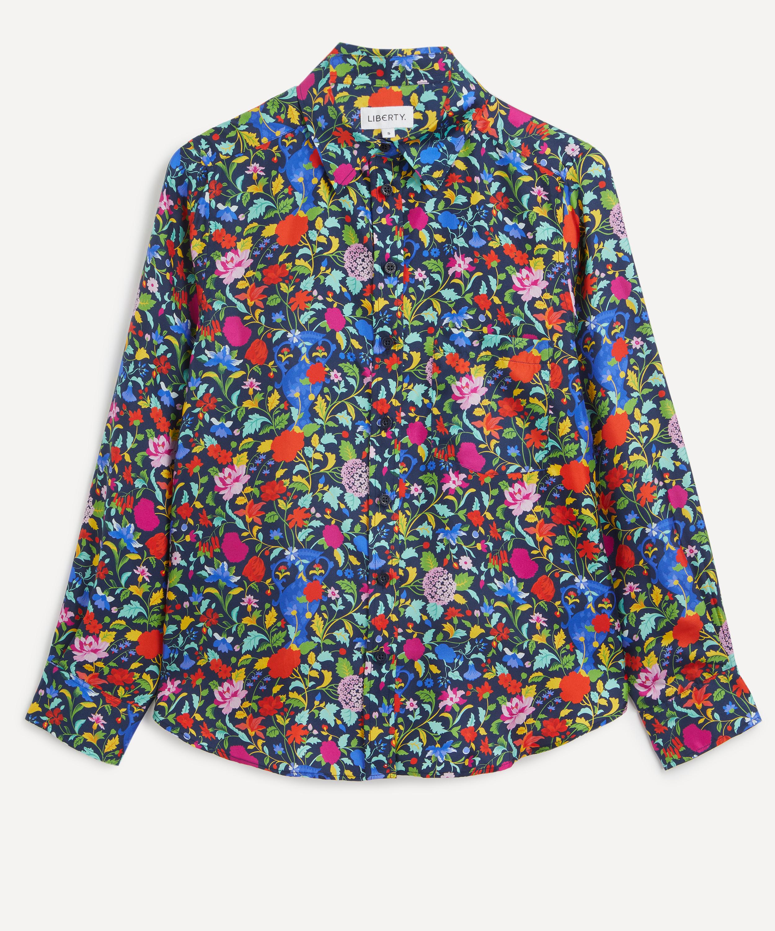 Liberty - Garden of Adonis Relaxed Silk Twill Shirt image number 0