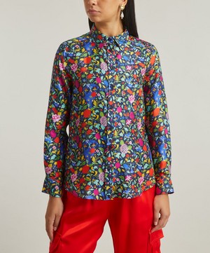 Liberty - Garden of Adonis Relaxed Silk Twill Shirt image number 2