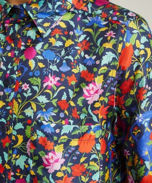 Liberty - Garden of Adonis Relaxed Silk Twill Shirt image number 4