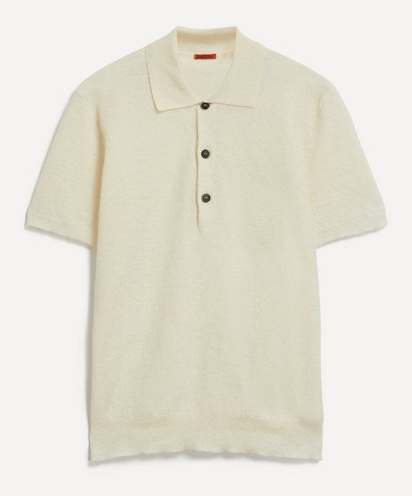 Barena - Marco Linen-Blend Polo Shirt image number null