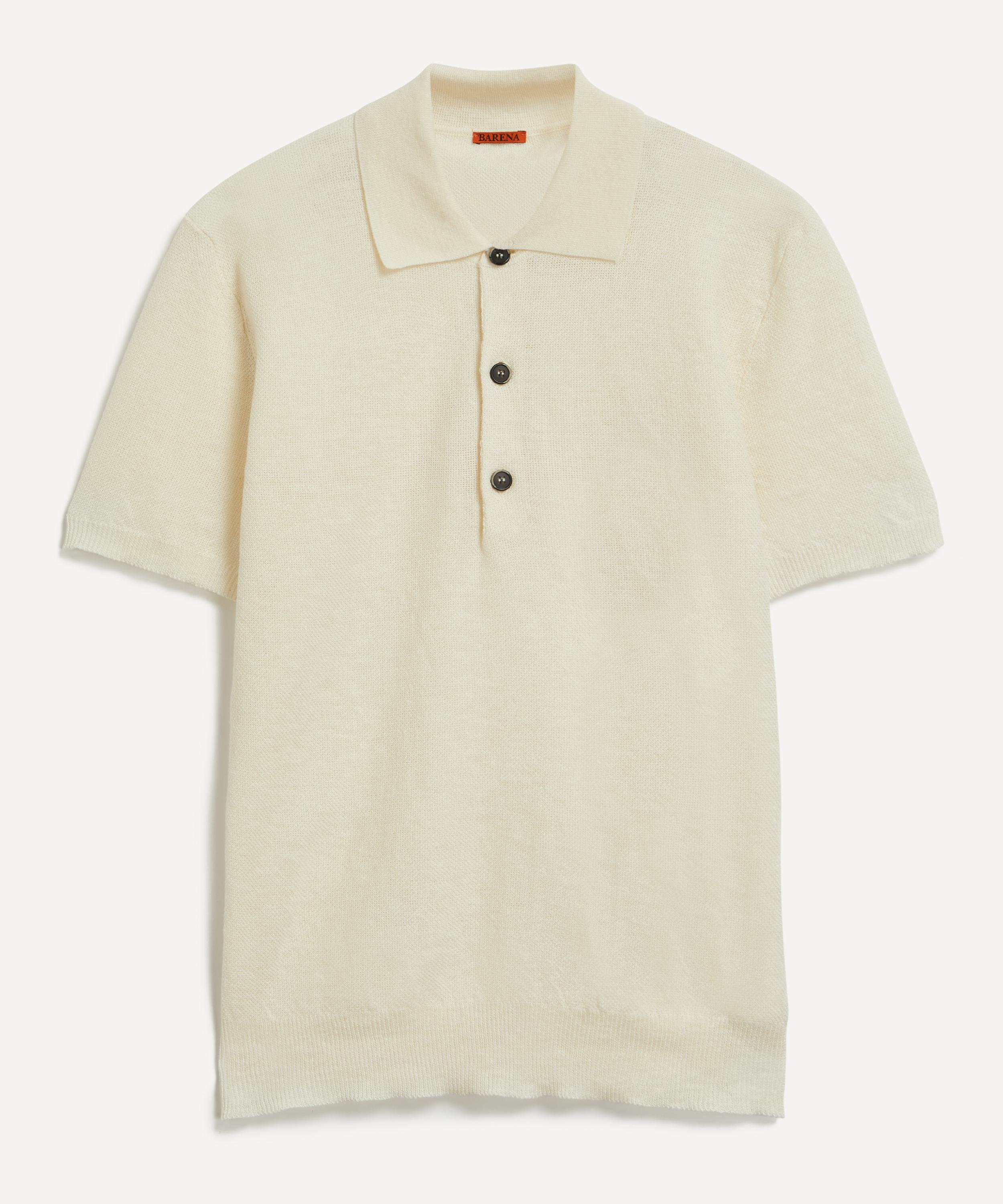 Barena - Marco Linen-Blend Polo Shirt image number 0