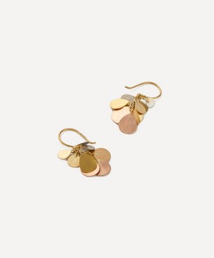 Sia Taylor - 18ct-24ct Gold Rainbow Petals Drop Earrings image number 1