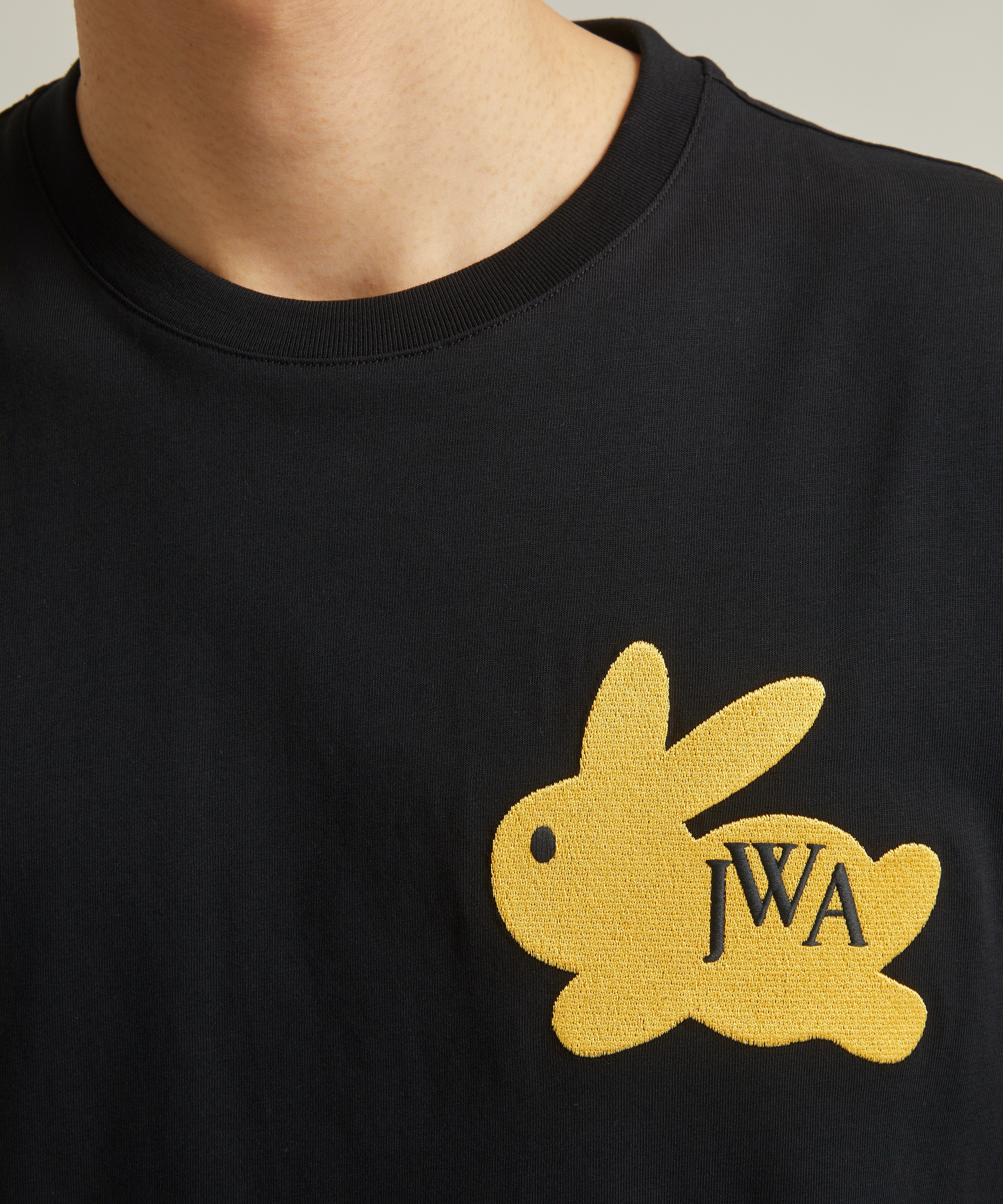 JW Anderson Bunny Embroidery Logo T-Shirt | Liberty