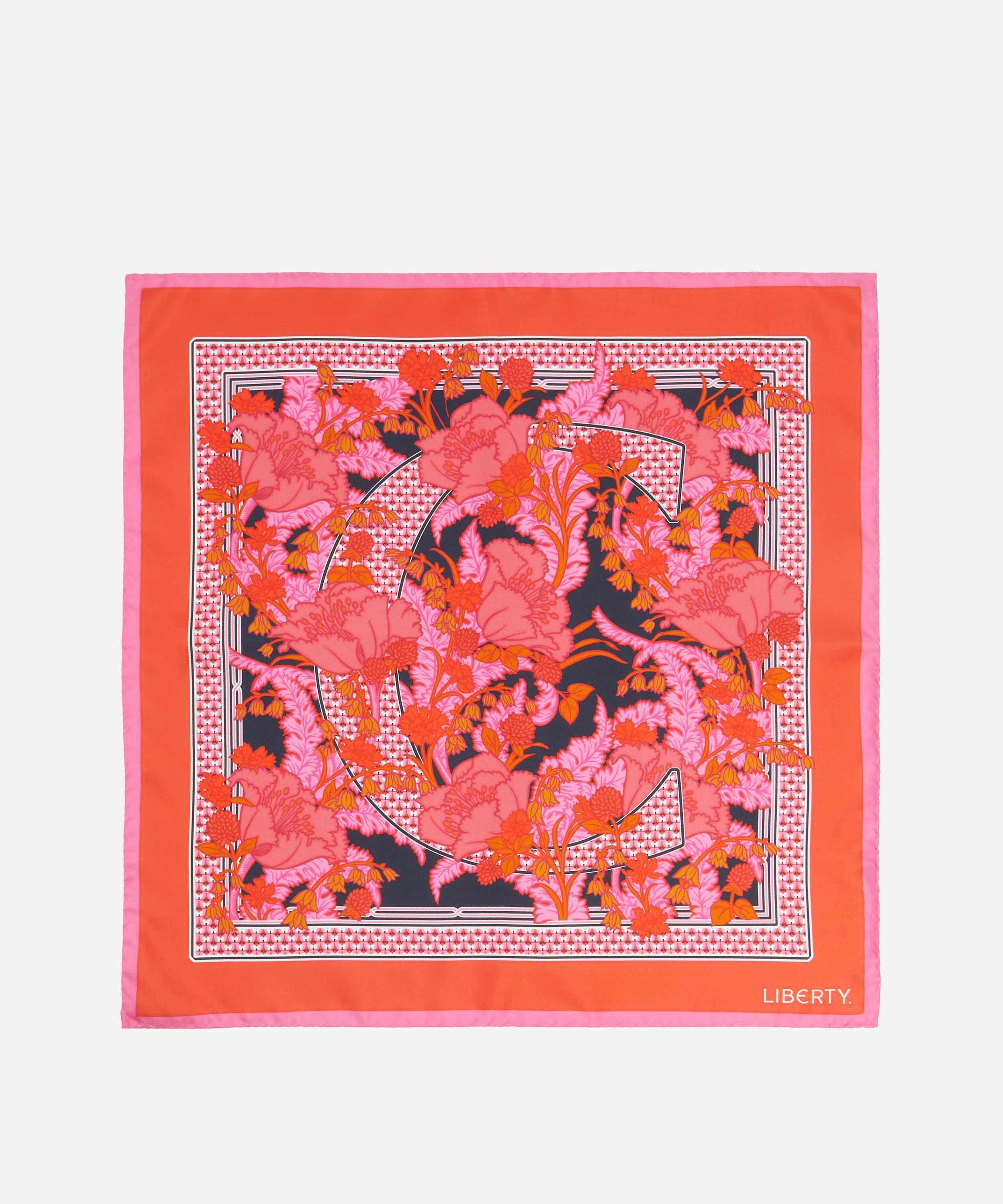 Liberty Alphabet June C 45X45 Silk Scarf | Liberty