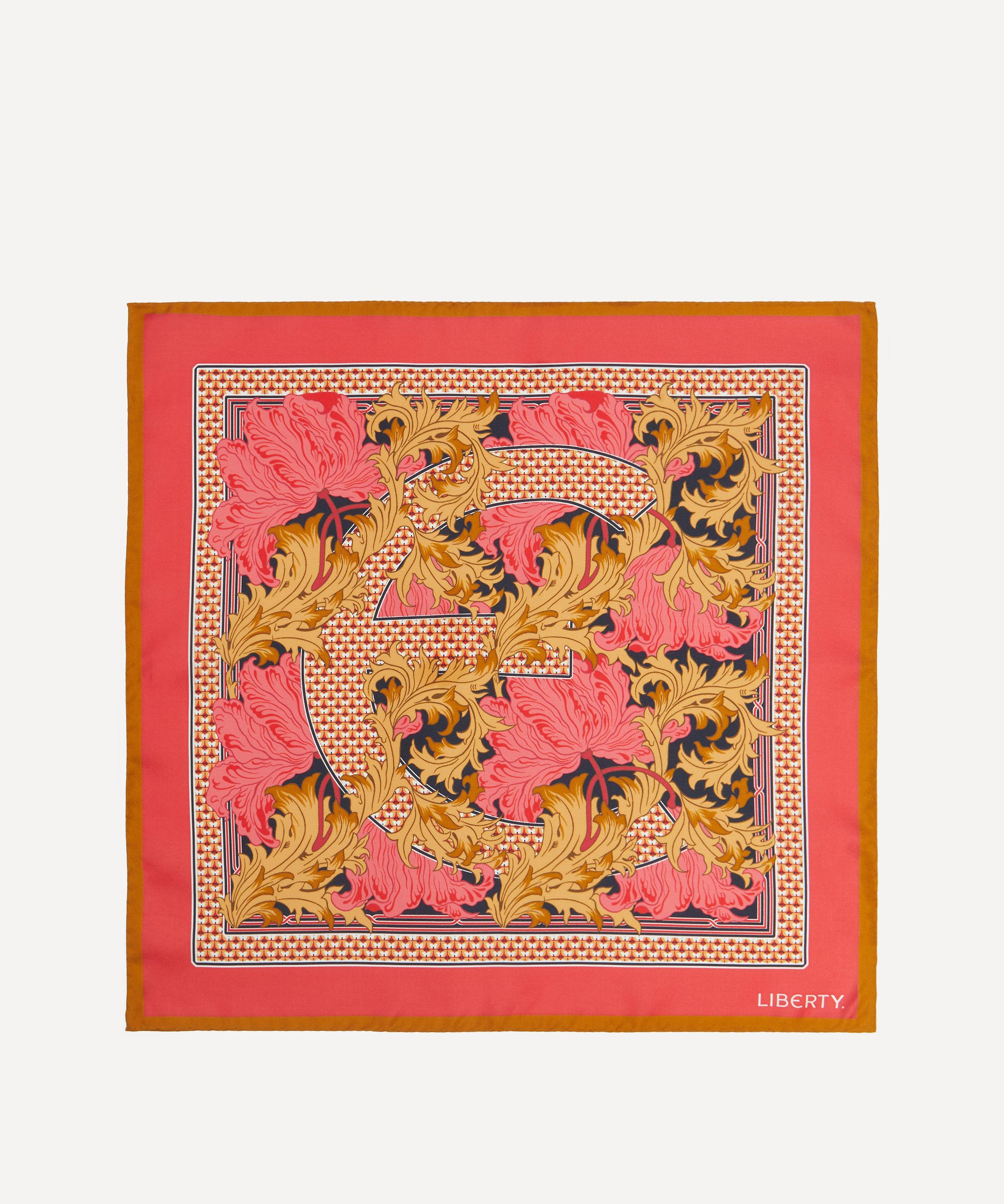 Liberty - Alphabet Lauras Reverie E 45X45 Silk Scarf