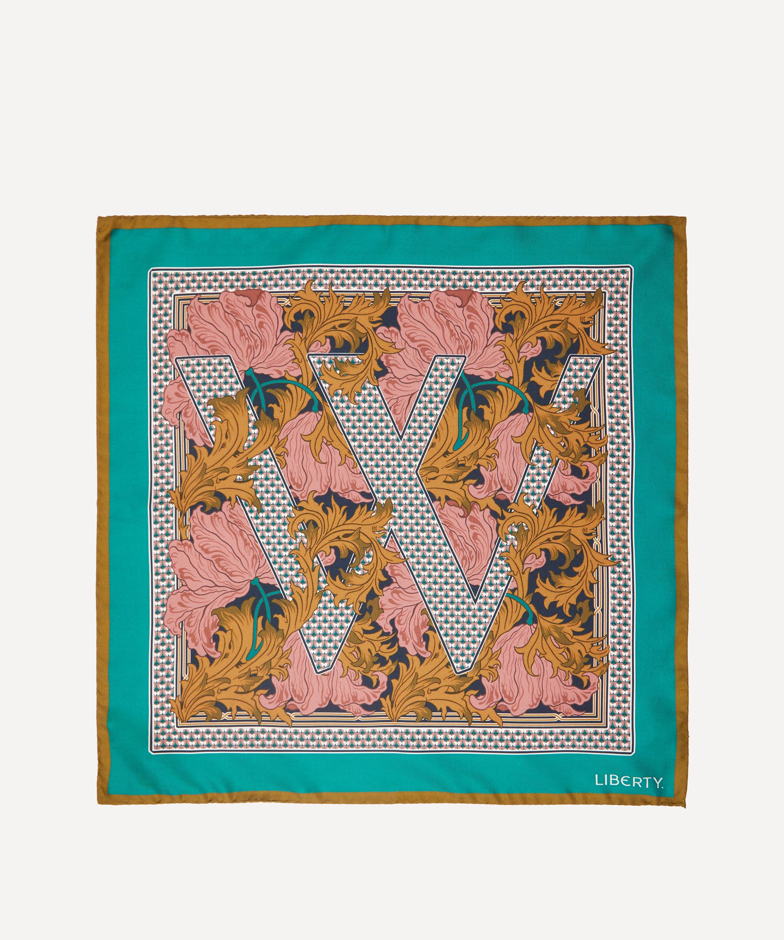 Liberty - Alphabet Lauras Reverie W 45X45 Silk Scarf image number 0