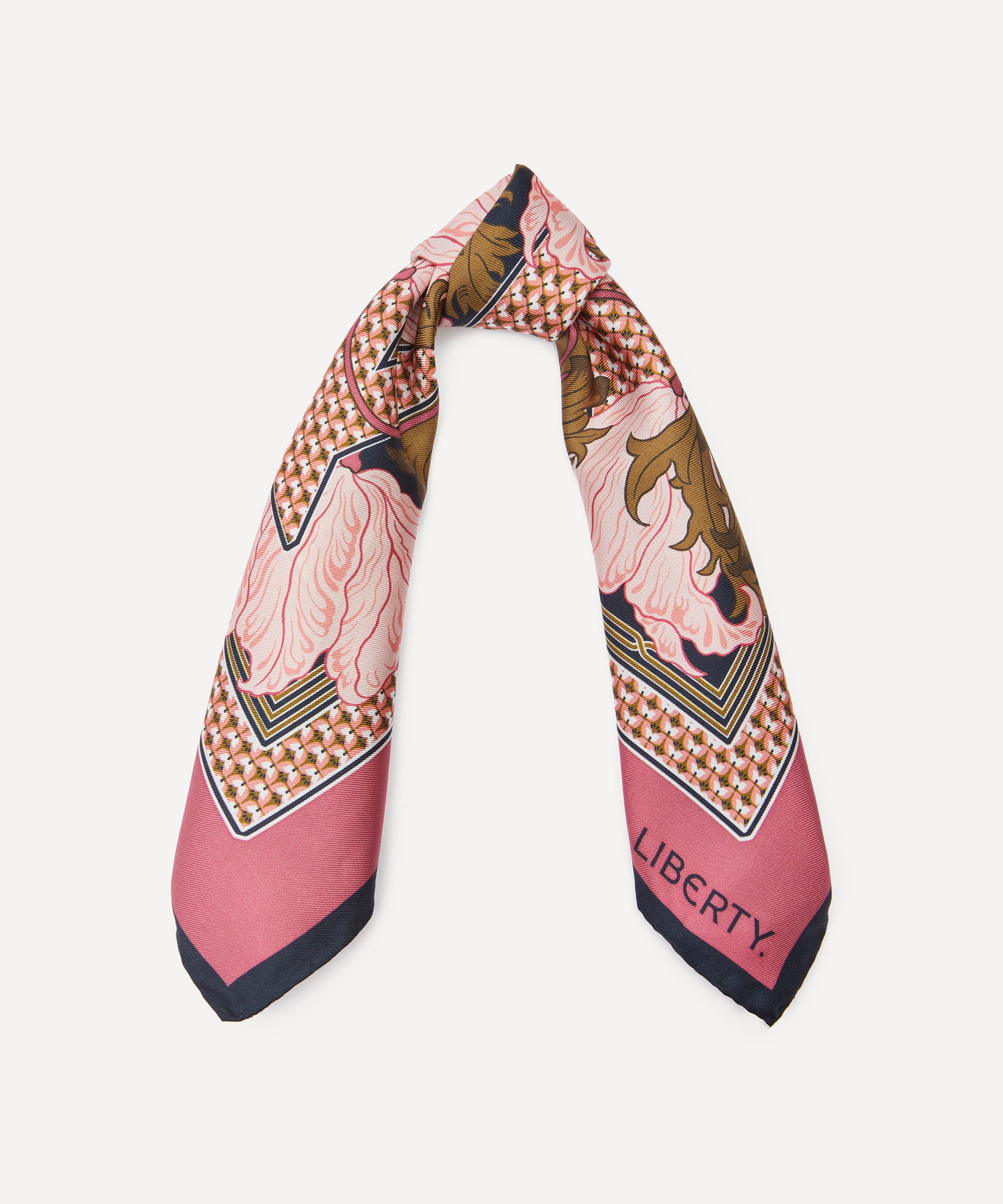 Studio print silk foulard, Silk Scarves & Bandeau, Women's