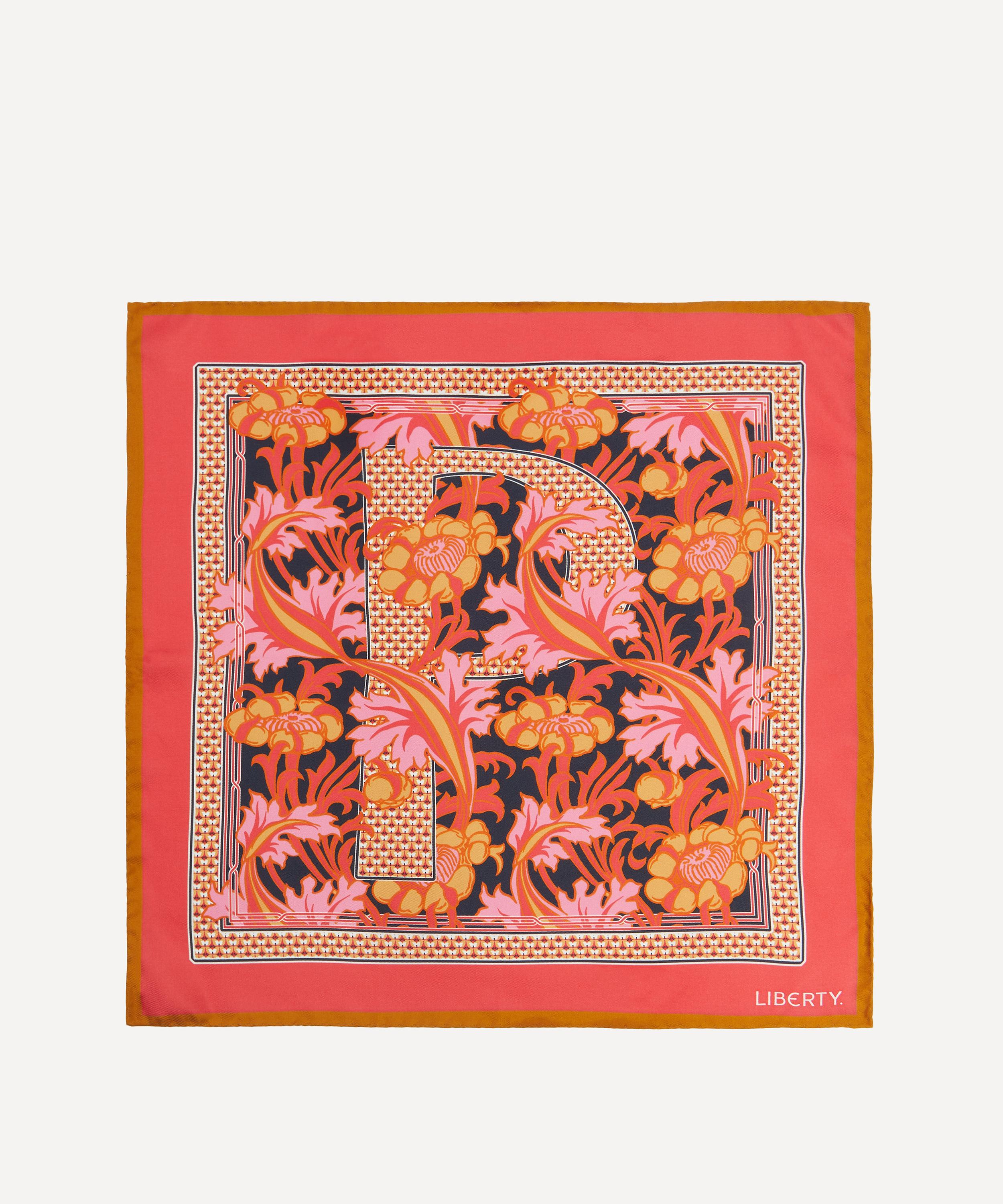 Liberty - Alphabet Madriana P 45X45 Silk Scarf image number 0