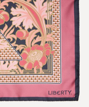 Liberty - Alphabet Madriana K 45X45 Silk Scarf image number 3