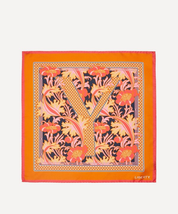 Liberty - Alphabet Madriana Y 45X45 Silk Scarf image number null