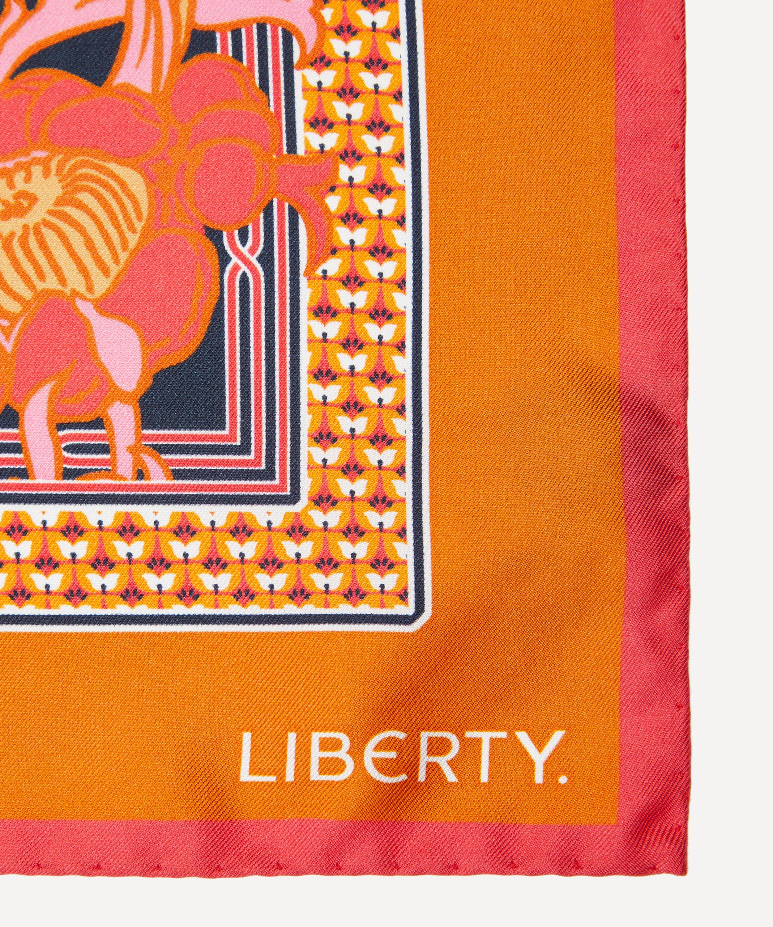 Liberty - Alphabet Madriana Y 45X45 Silk Scarf image number 3