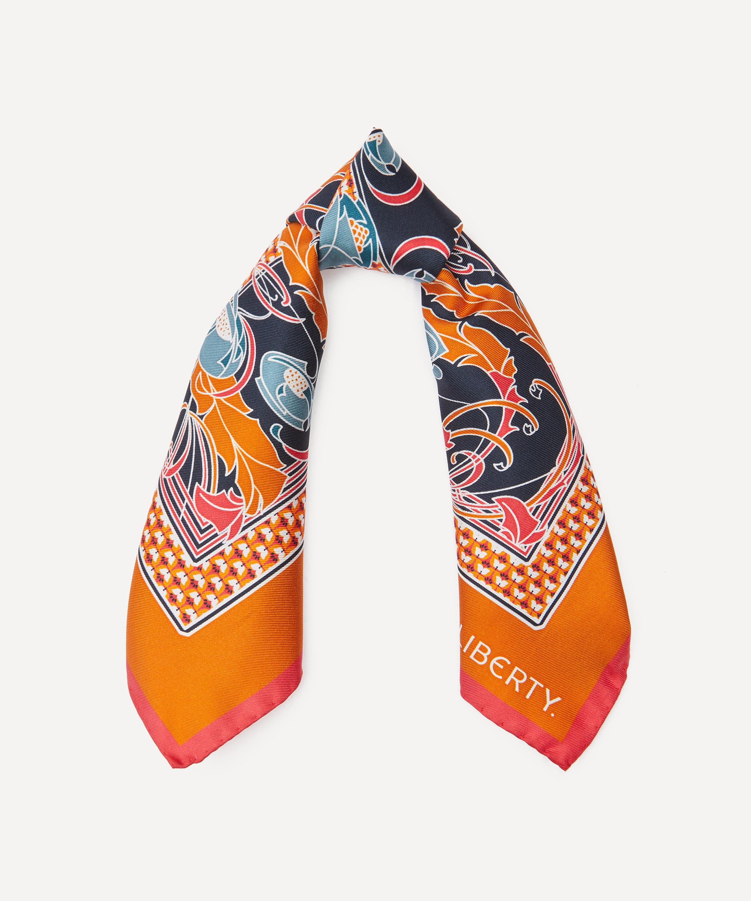 Liberty - Alphabet Minerva F 45X45 Silk Scarf image number 2