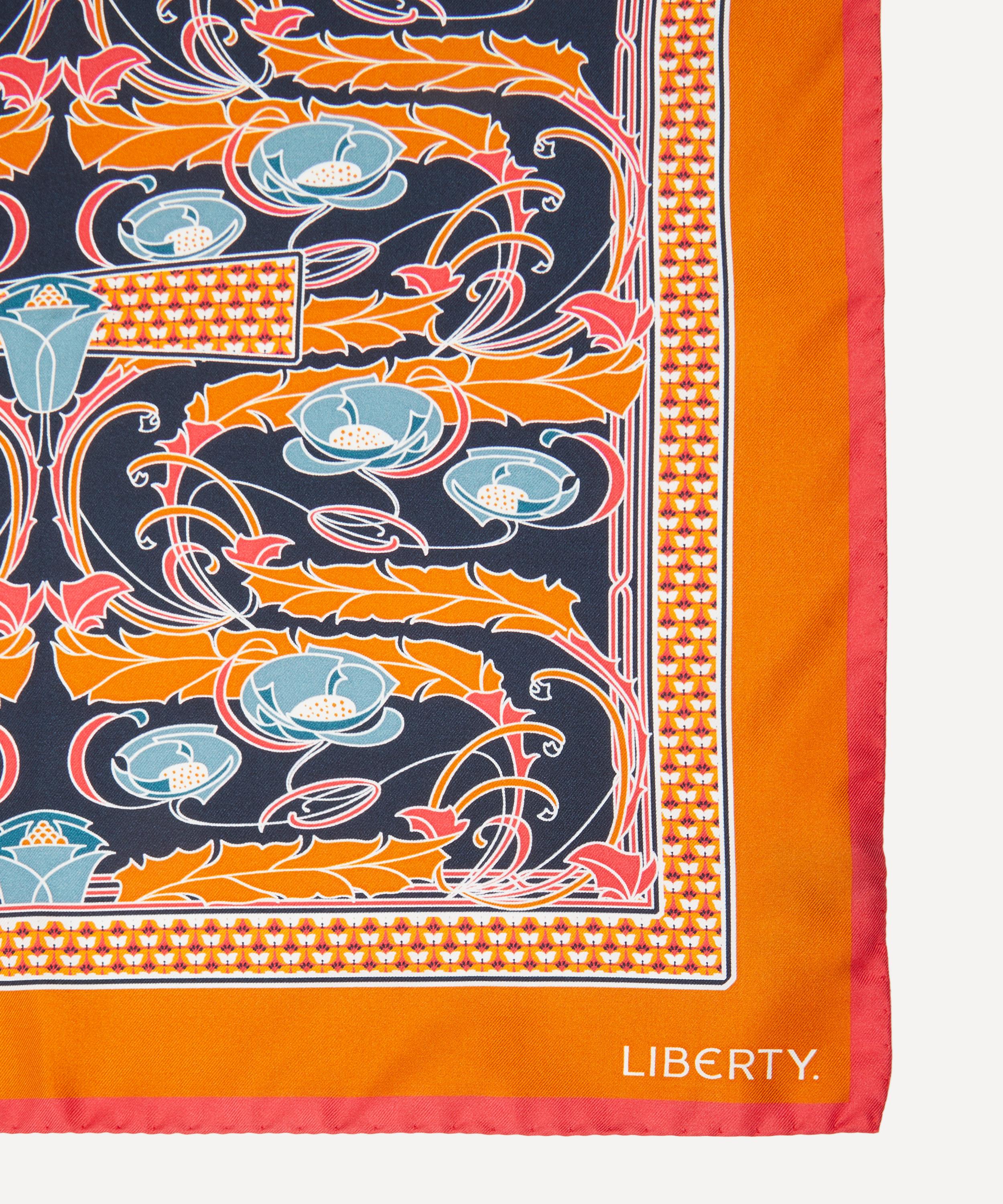 Liberty - Alphabet Minerva F 45X45 Silk Scarf image number 3