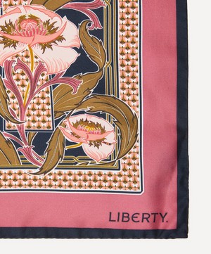 Liberty - Alphabet Rosetti H 45X45 Silk Scarf image number 3