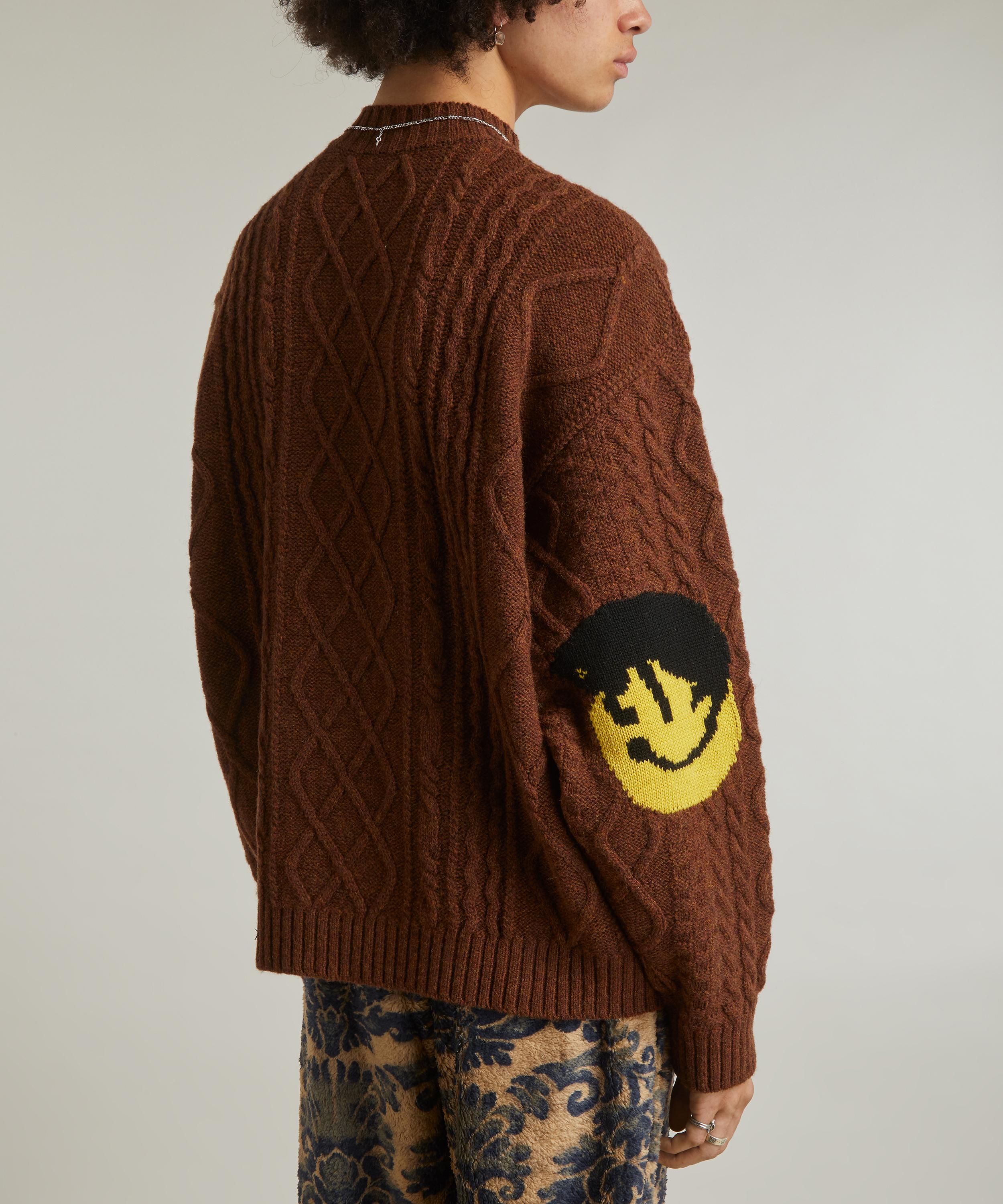 Kapital Wool Cable Knit Crew Sweater | Liberty