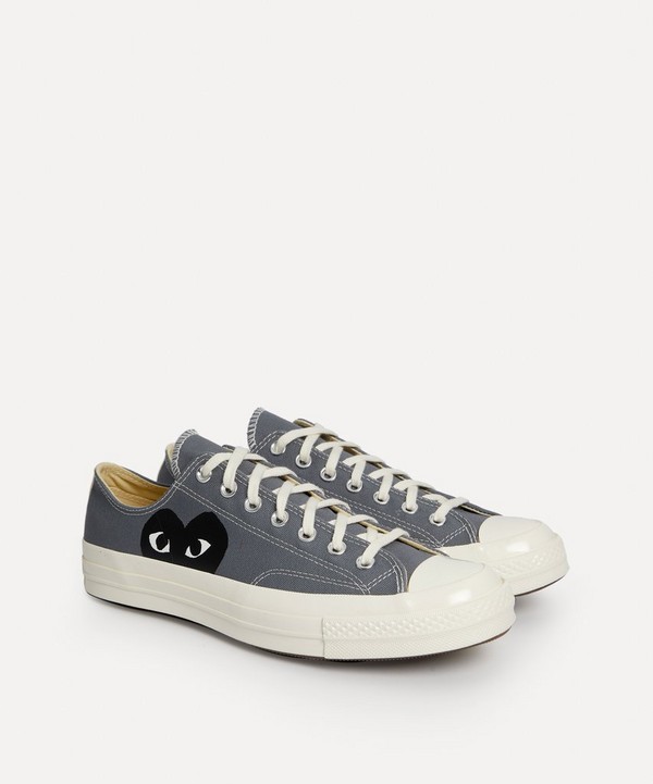 Comme des Garçons Play - x Converse 70s Canvas Low-Top Trainers image number null