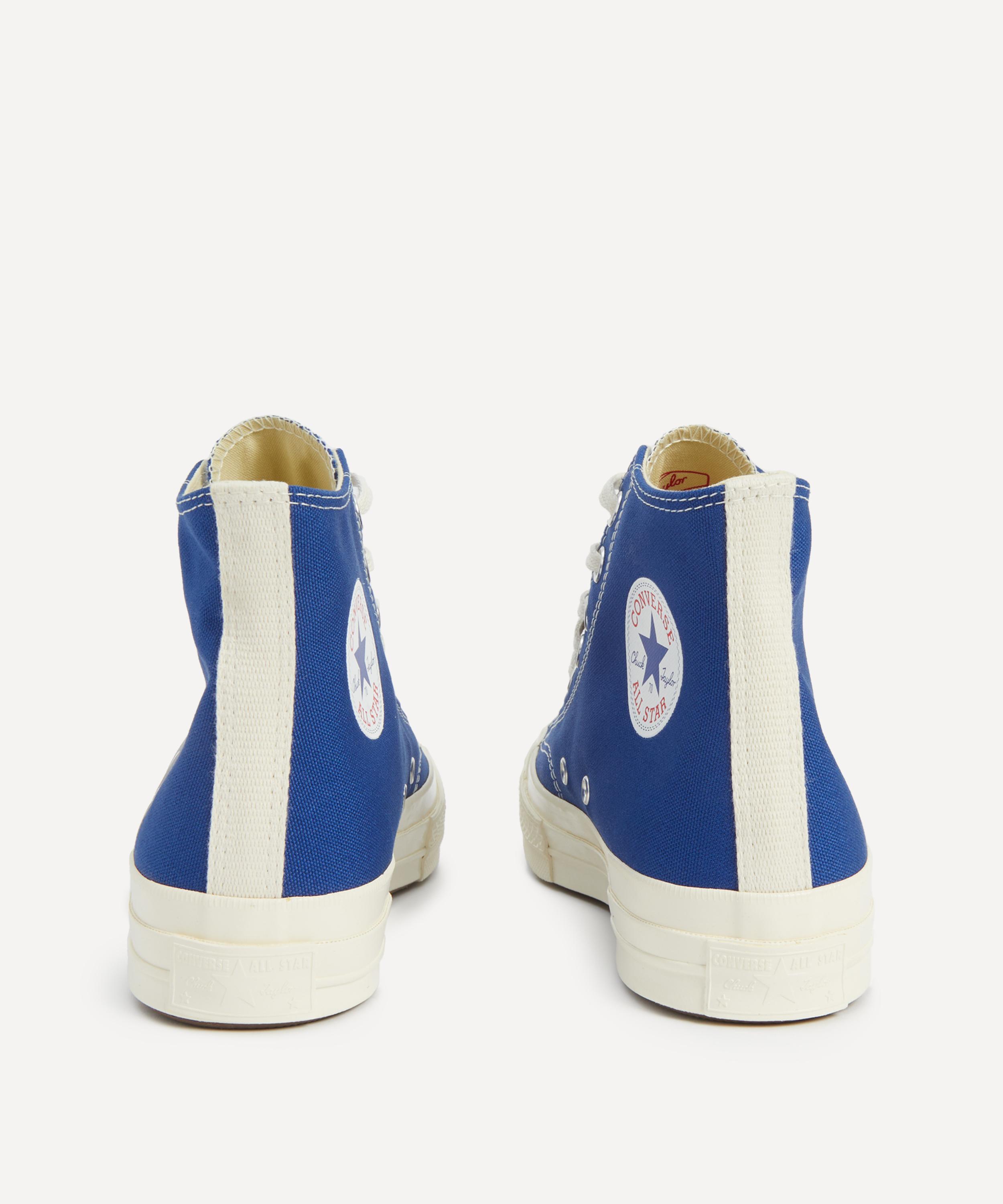 Comme des Garçons Play - x Converse The Chuck Taylor All Star 70s Canvas High-Top Trainers image number 3