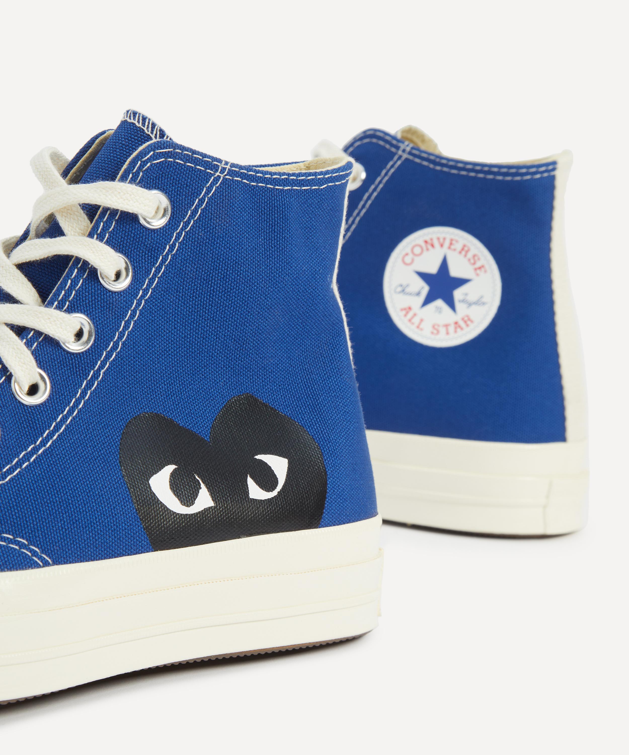 Comme des Garçons Play - x Converse The Chuck Taylor All Star 70s Canvas High-Top Trainers image number 4