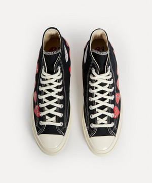 Comme des Garçons Play - x Converse The Chuck Taylor All Star 70s Canvas High-Top Trainers image number 1