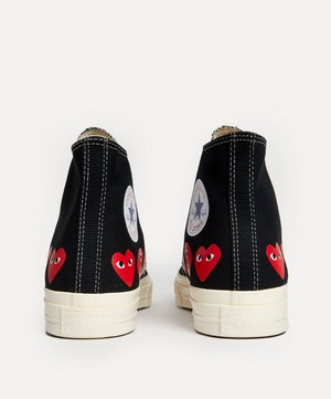 Comme des Garçons Play - x Converse The Chuck Taylor All Star 70s Canvas High-Top Trainers image number 3