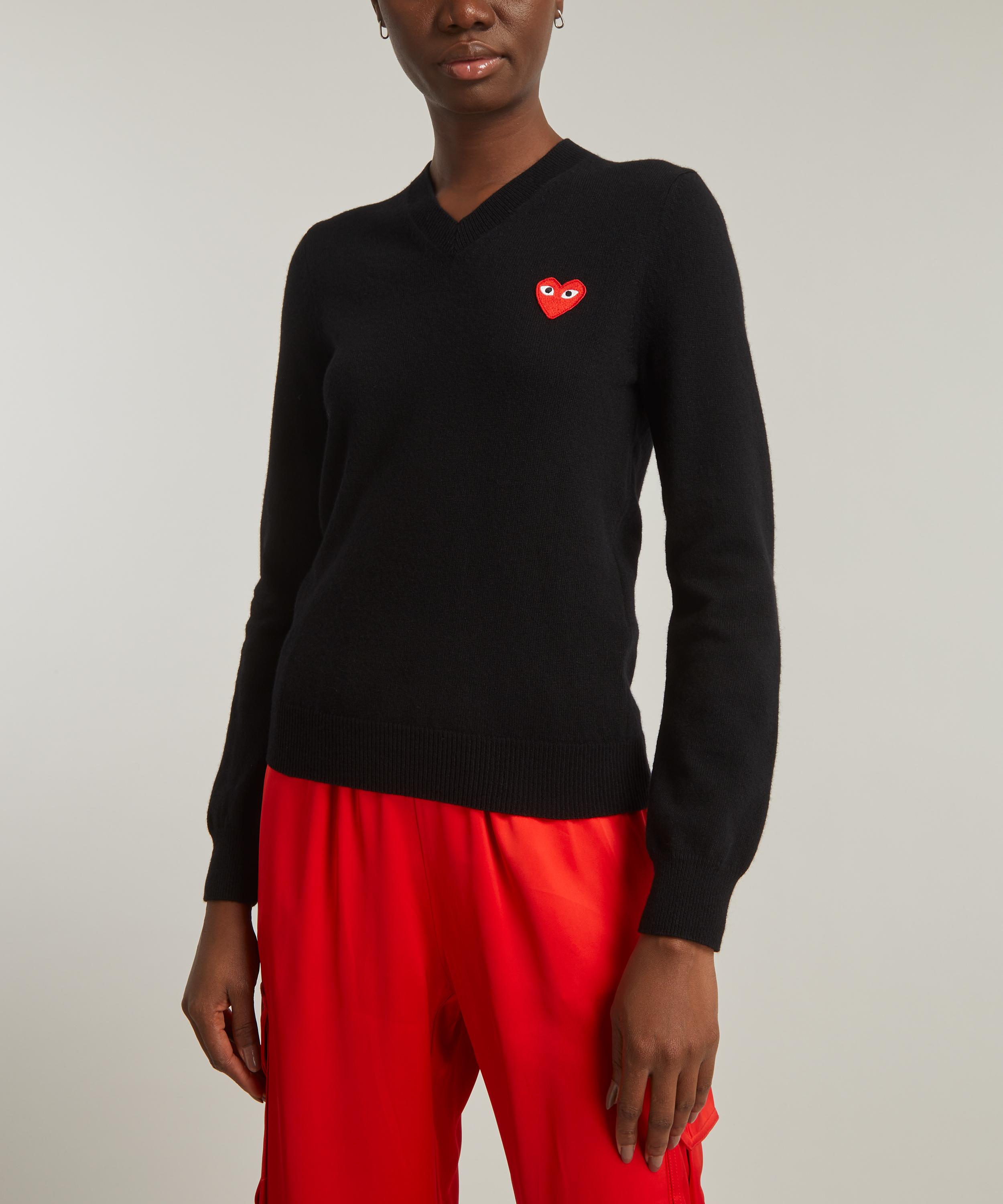 Comme des gar?ons clearance play v neck jumper