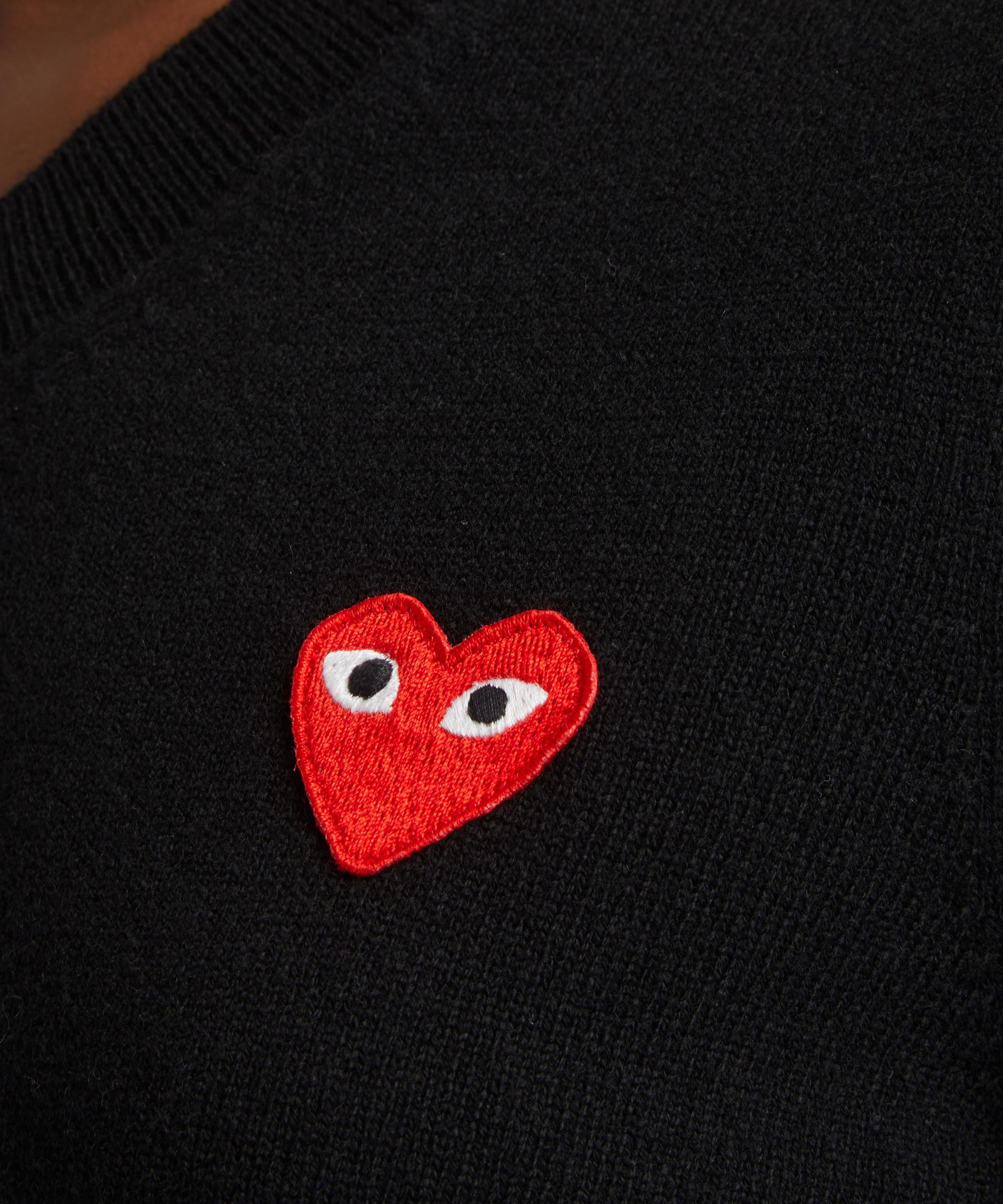 Comme des Garçons Play - V-Neck Pullover image number 4