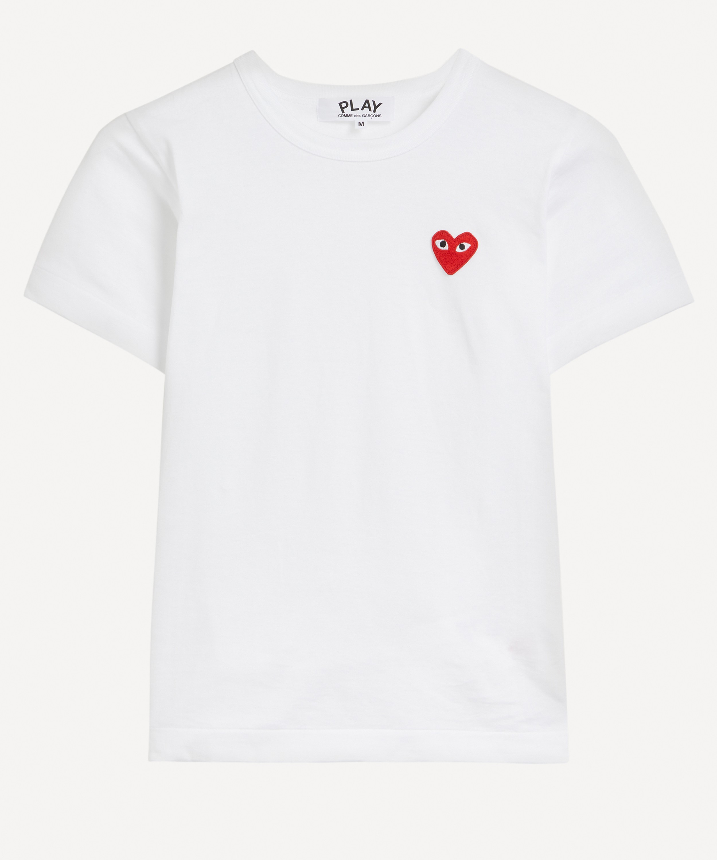 Comme des Garçons Play - Black Heart Appliqué T-Shirt image number null