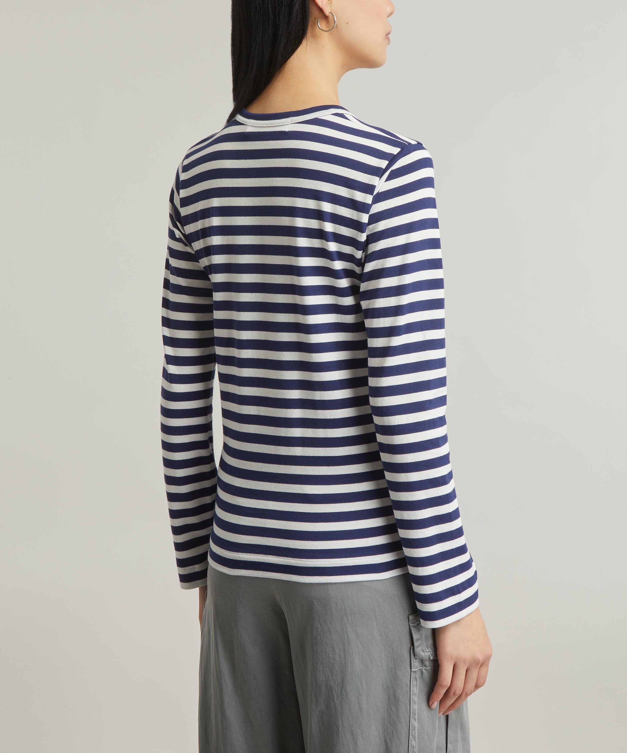 Comme des Garçons Play - Long-Sleeve Stripe T-Shirt image number 3