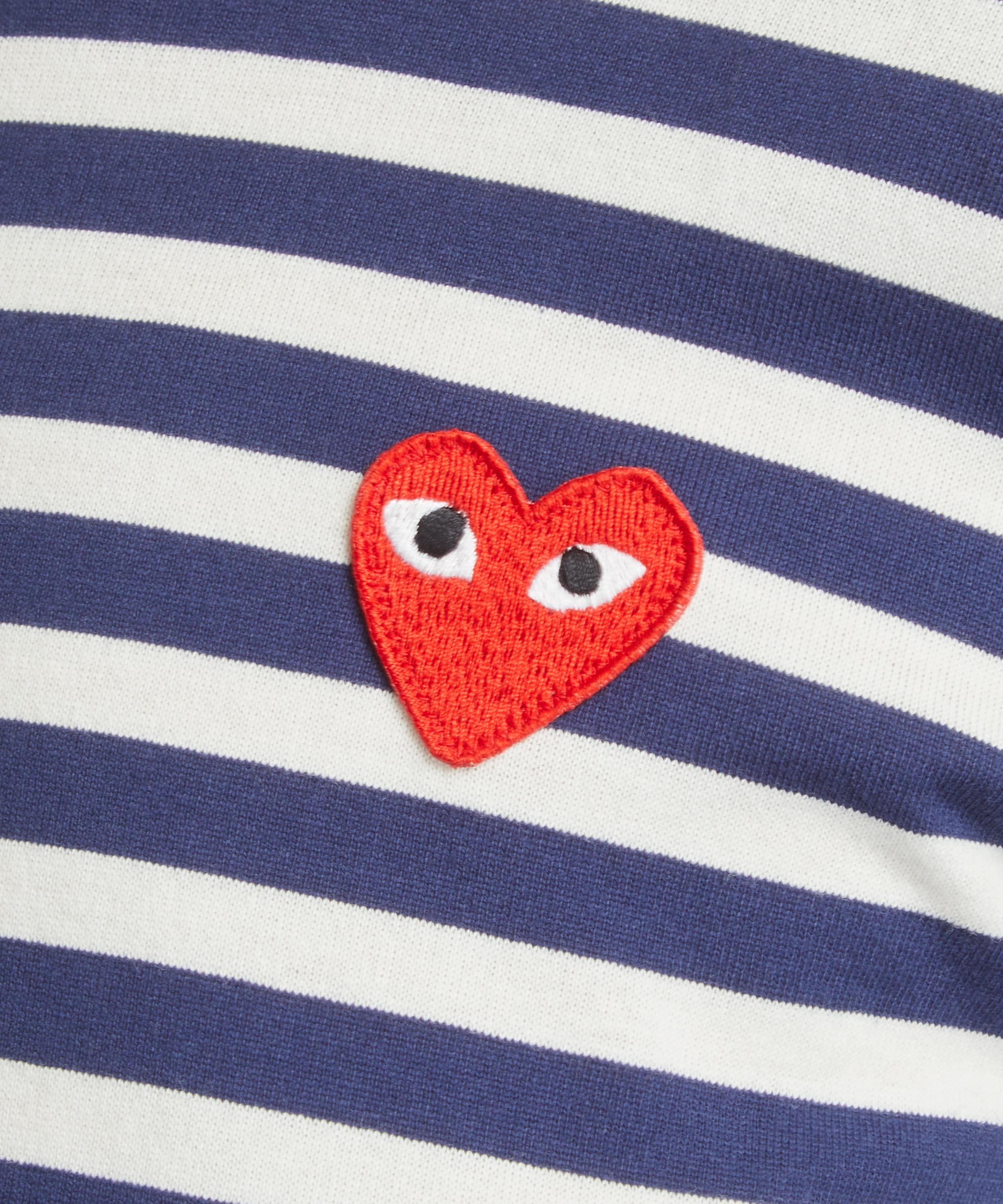 Comme des Garçons Play - Long-Sleeve Stripe T-Shirt image number 4