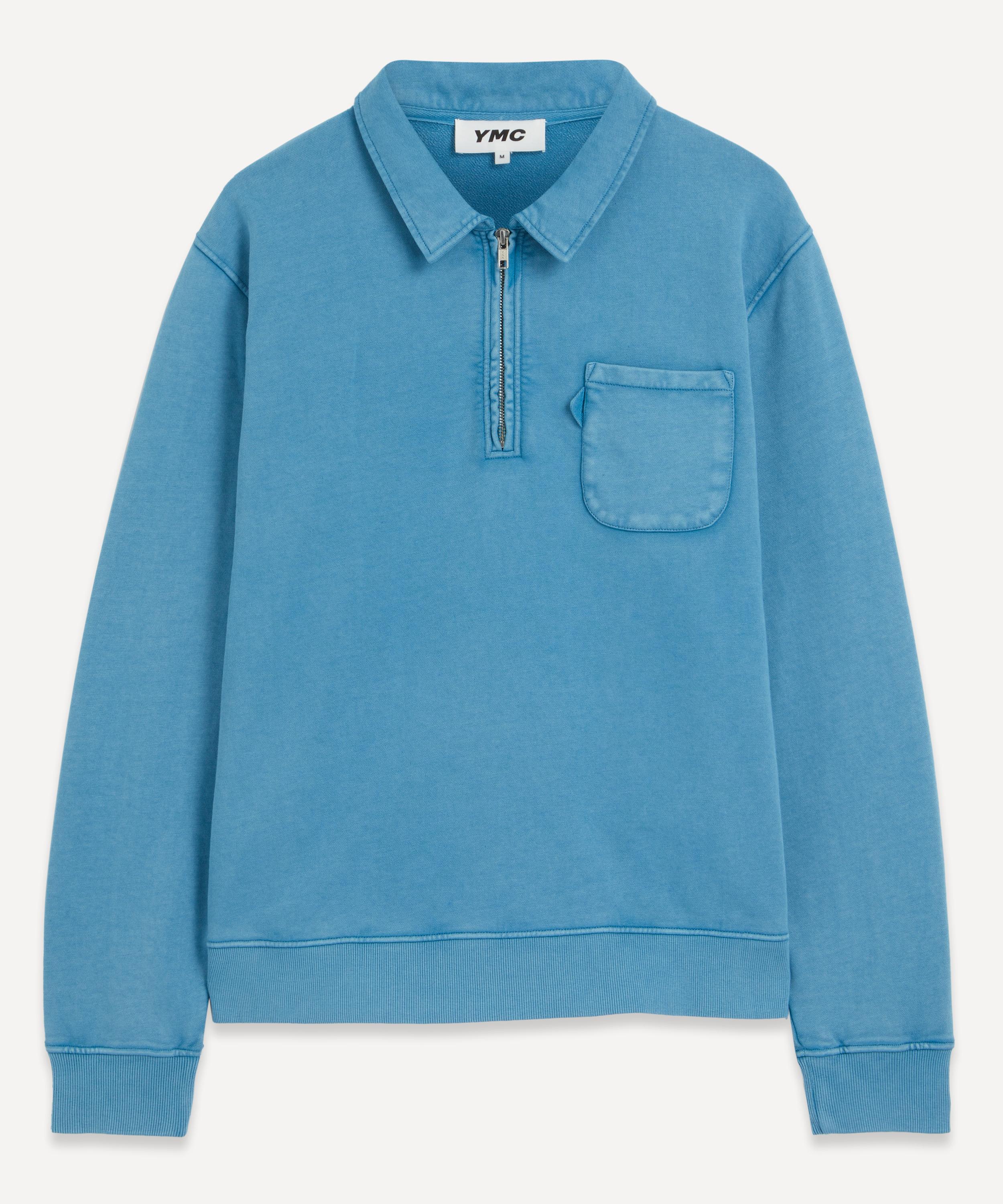 YMC Sugden Loopback Cotton Sweatshirt Liberty