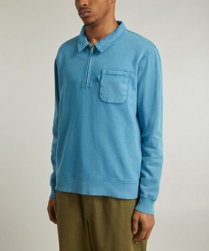 YMC - Sugden Loopback Cotton Sweatshirt image number 2