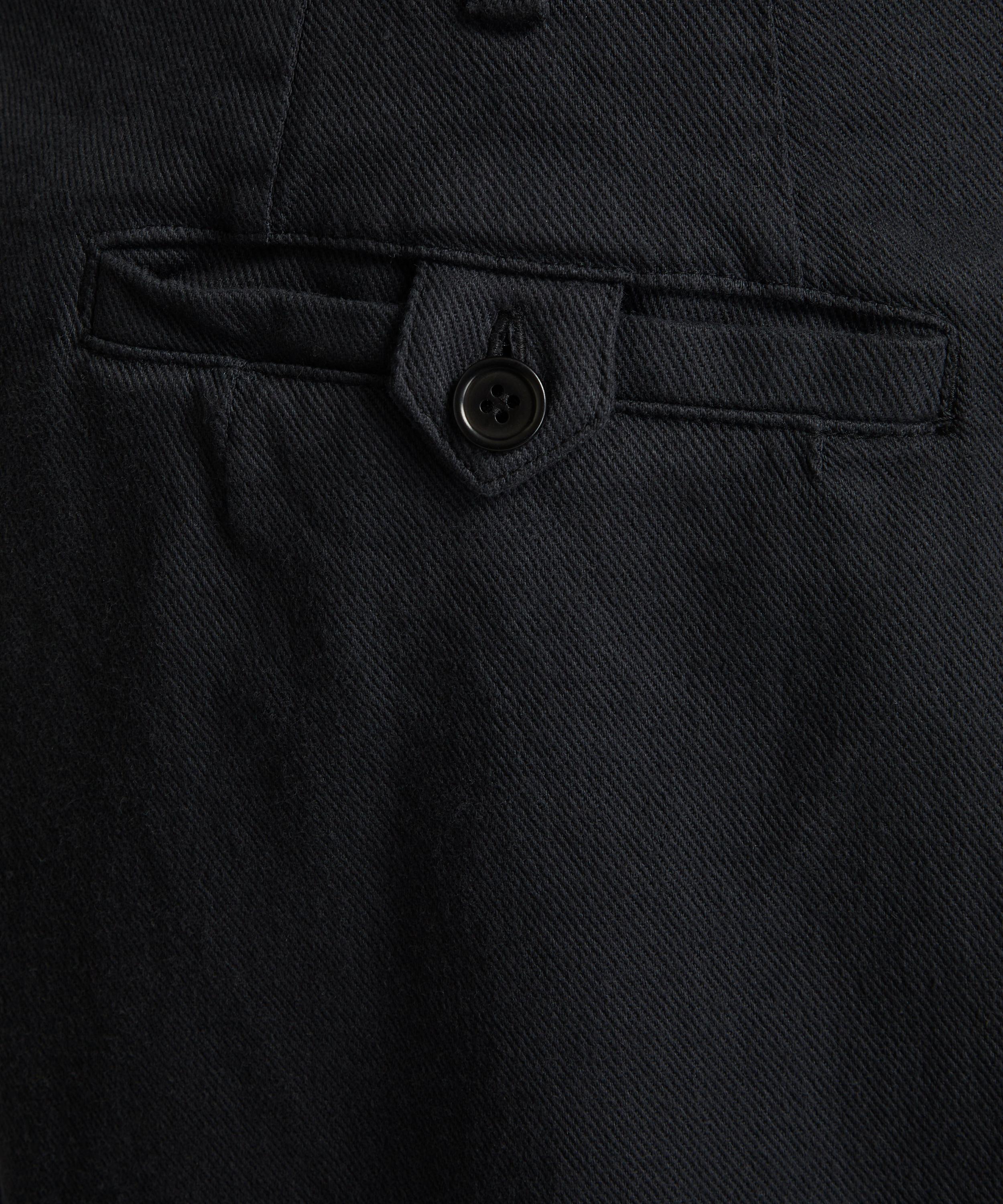 YMC Creole Cotton Twill Peg Trousers - Navy