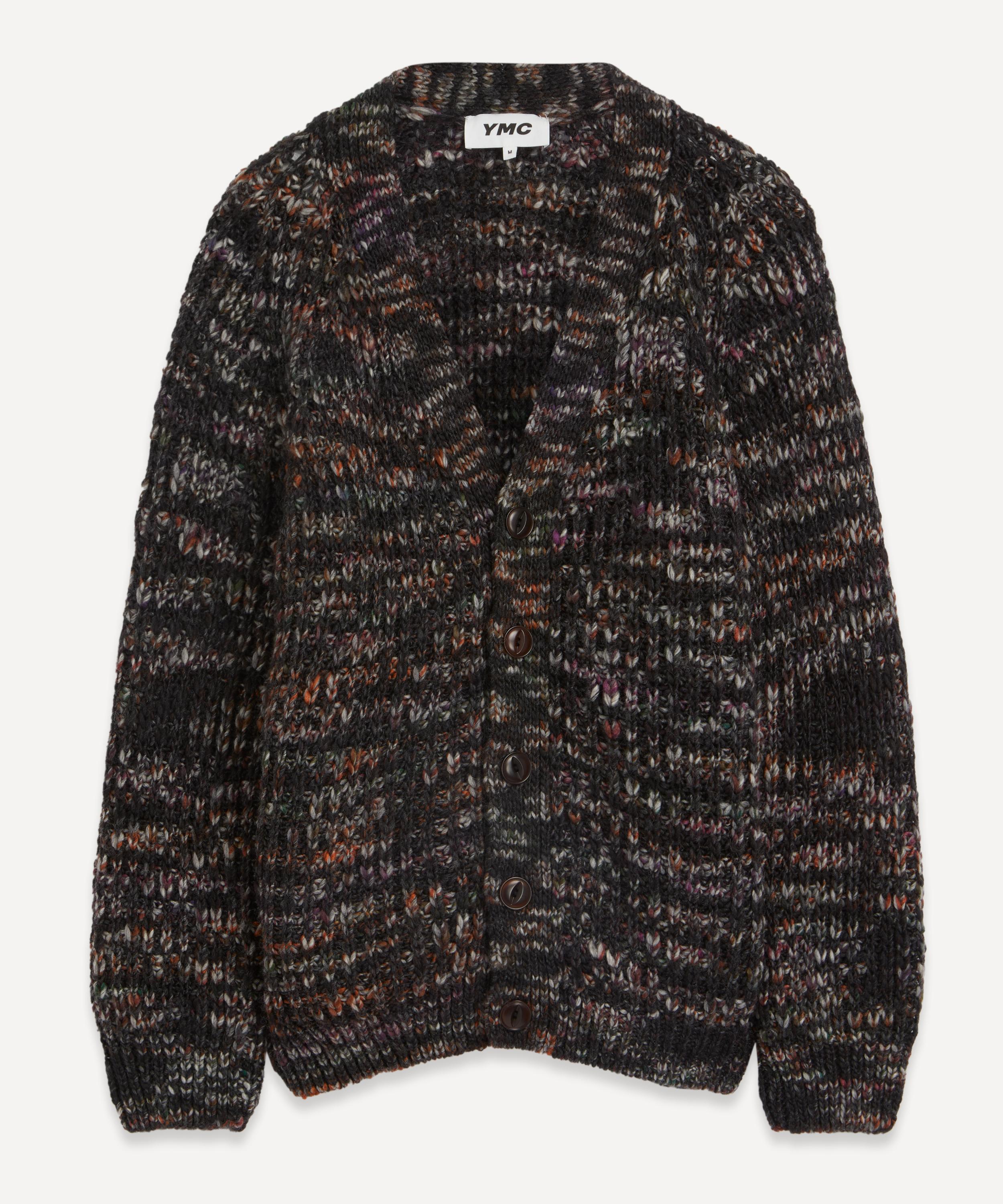 YMC - Kurt Space-Dyed Black Cardigan