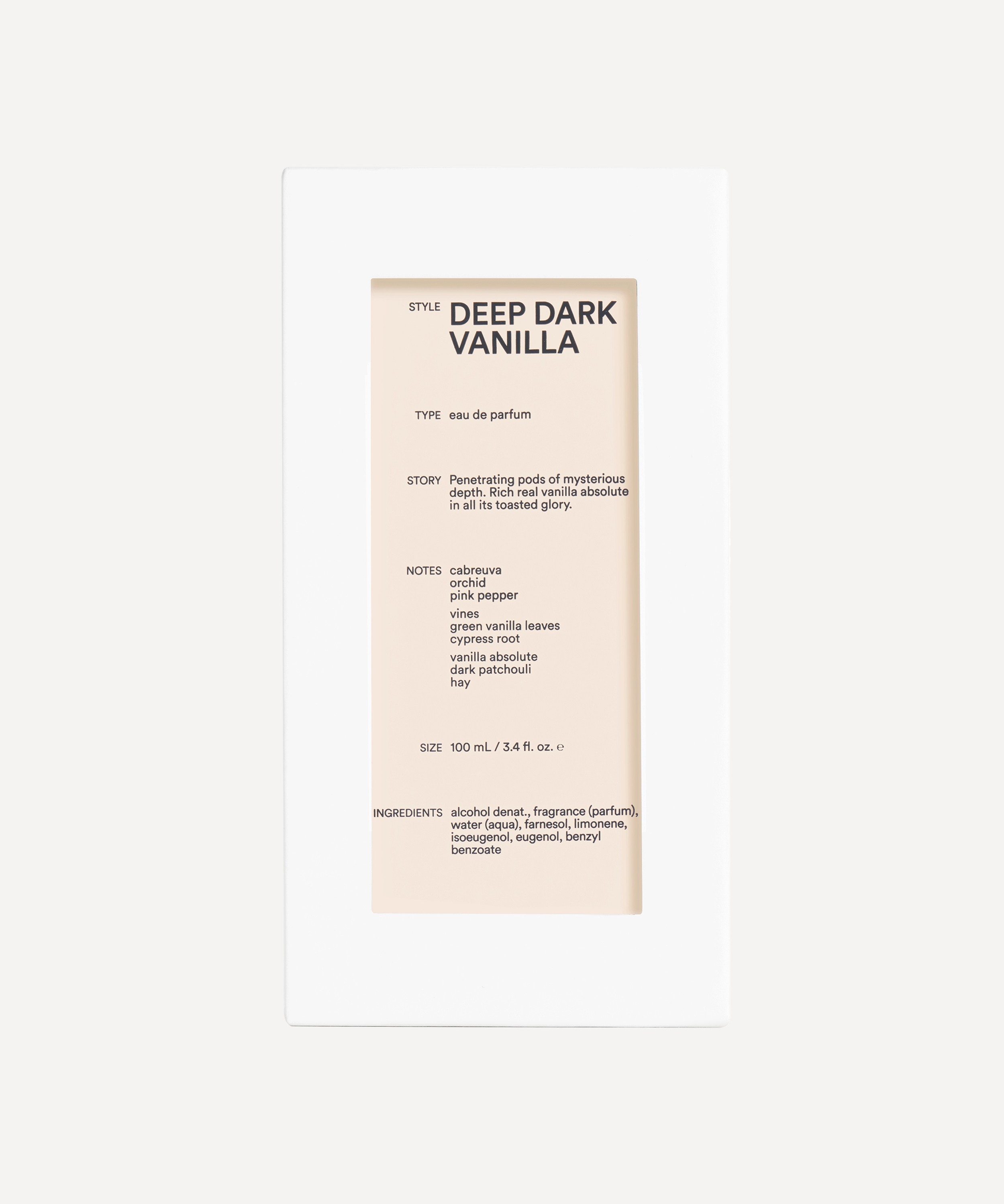 D.S. & Durga - Deep Dark Vanilla Eau de Parfum 100ml image number 1