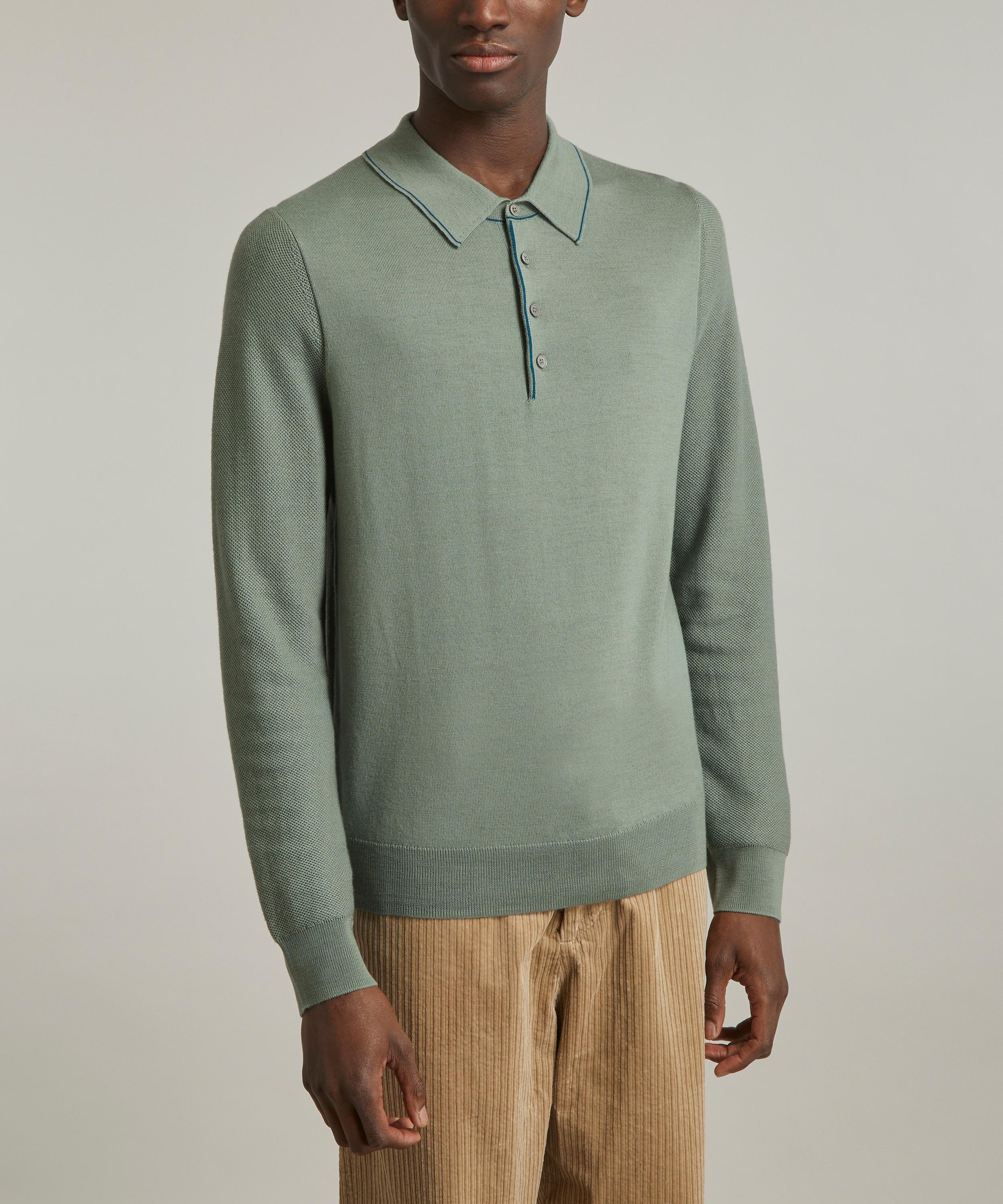 Mens paul smith long sleeve outlet polo