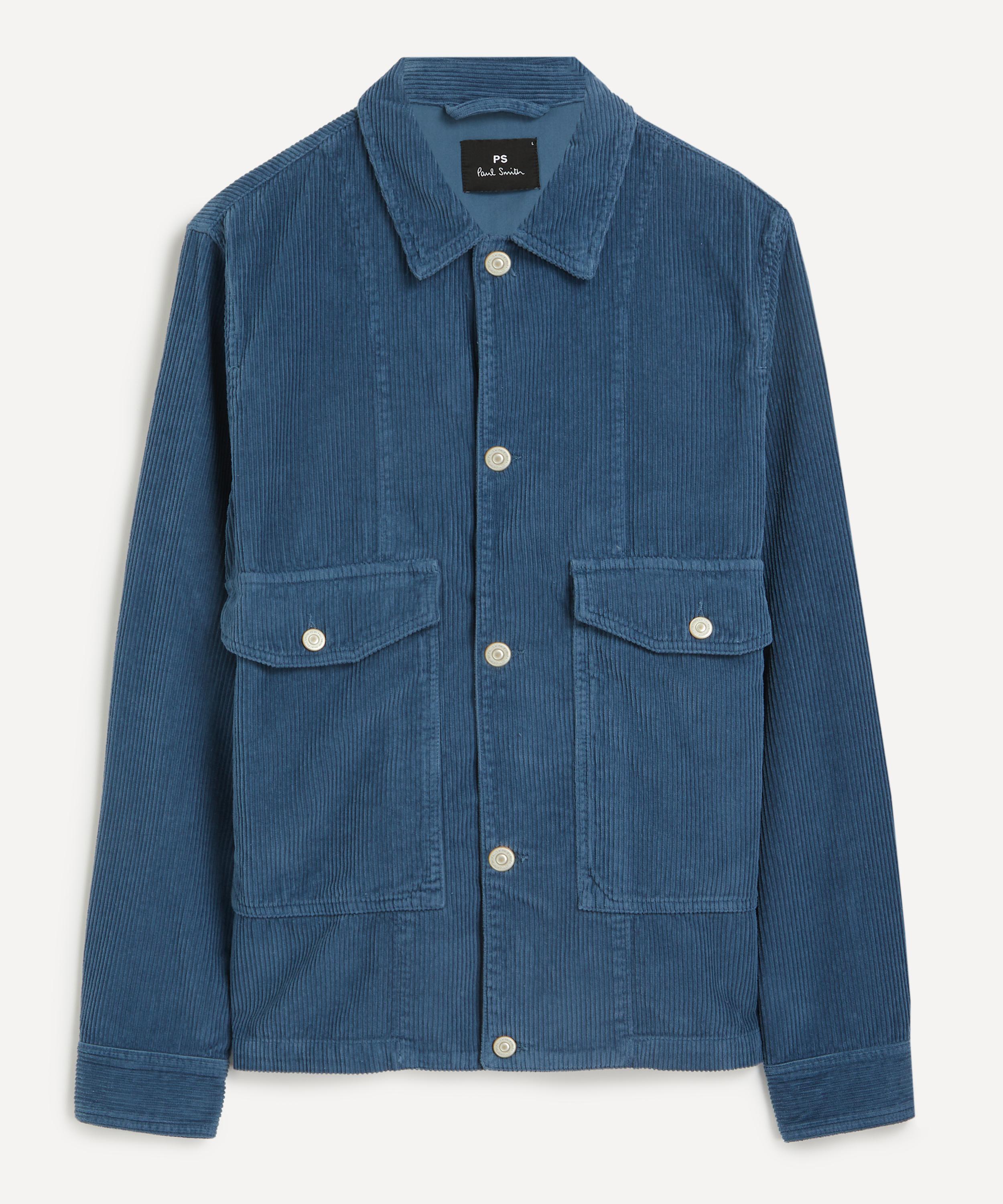 Paul Smith - Indigo Cord Overshirt image number 0