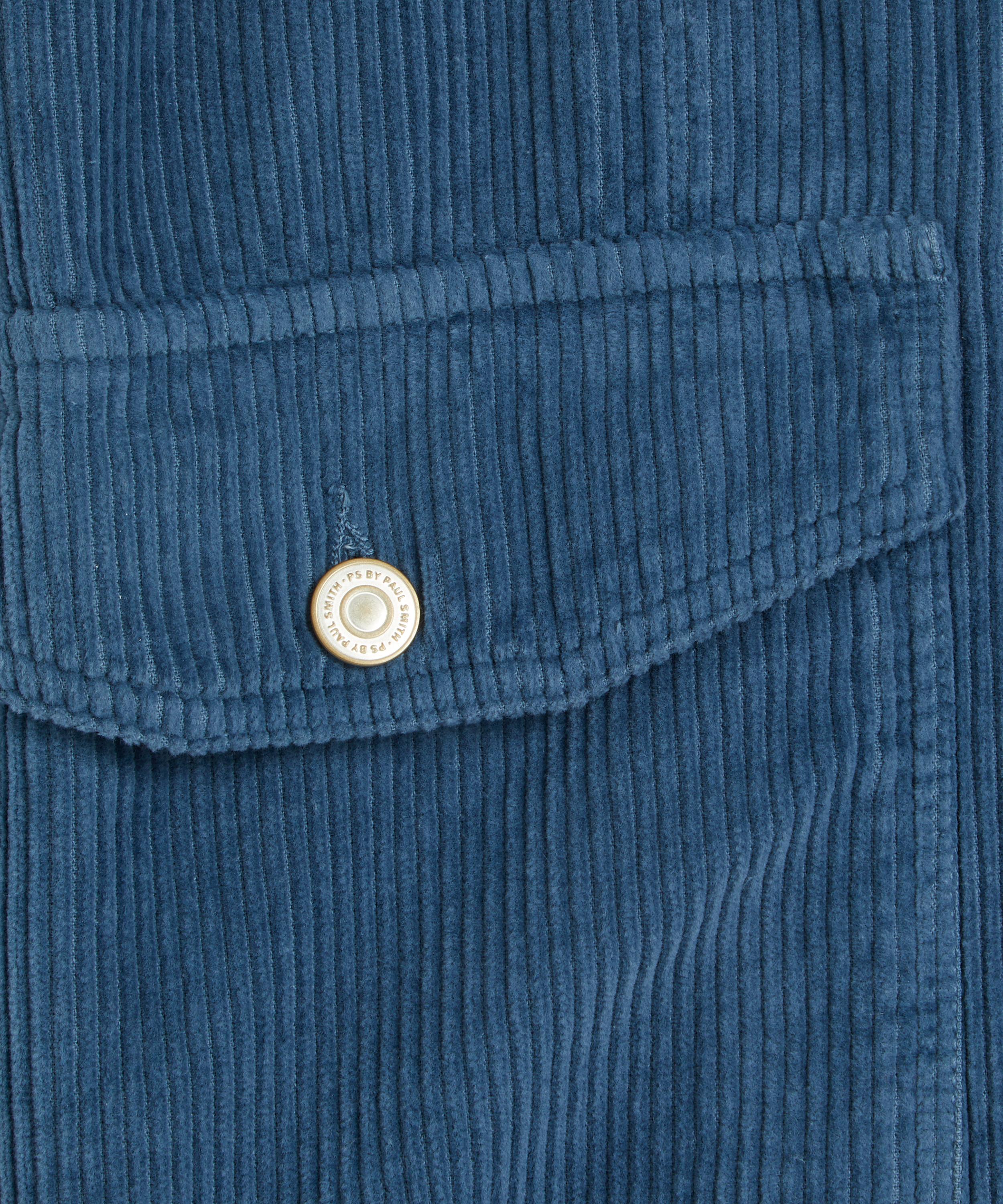 Paul Smith - Indigo Cord Overshirt image number 1