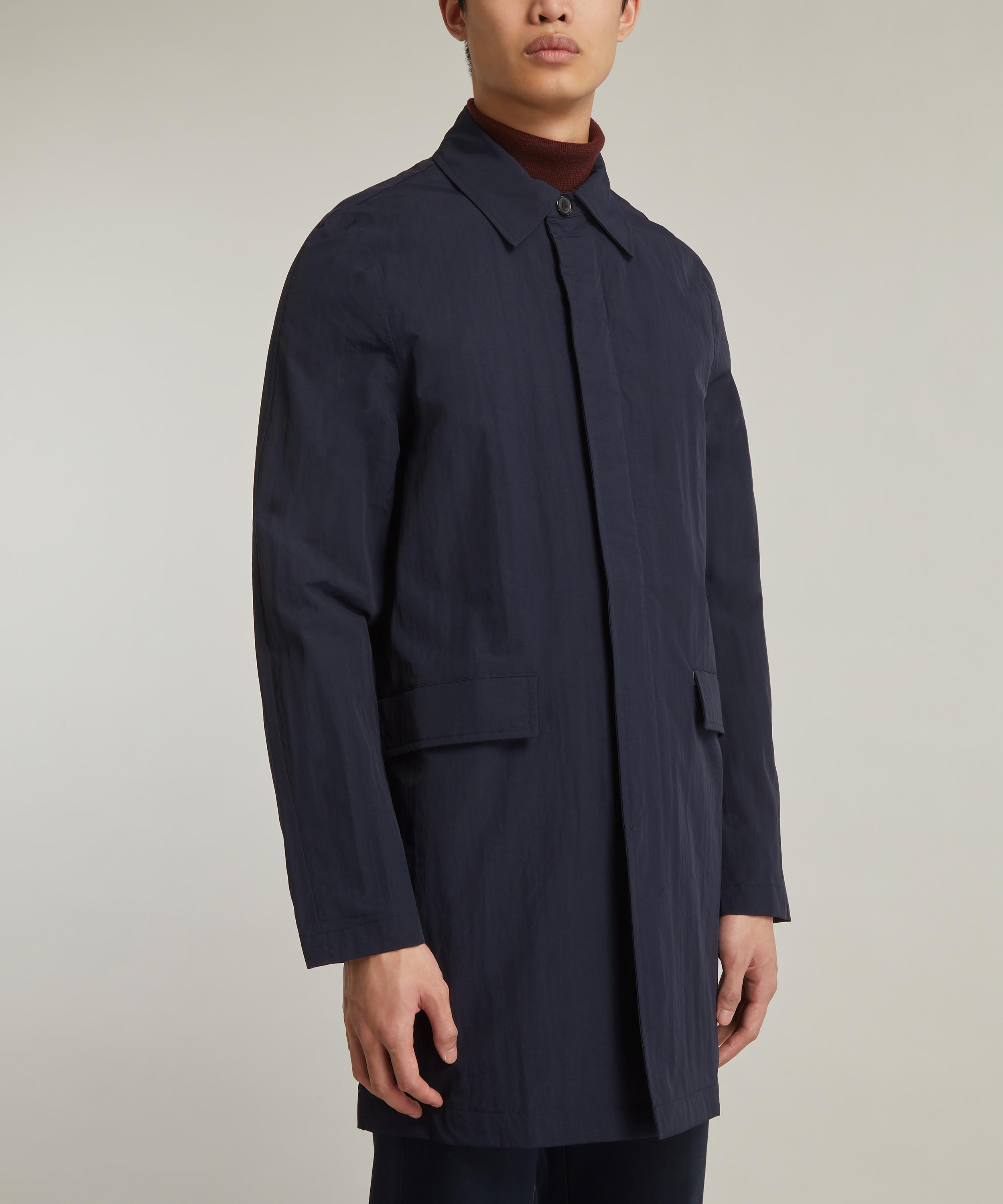 PS Paul Smith Navy Nylon Mac | Liberty